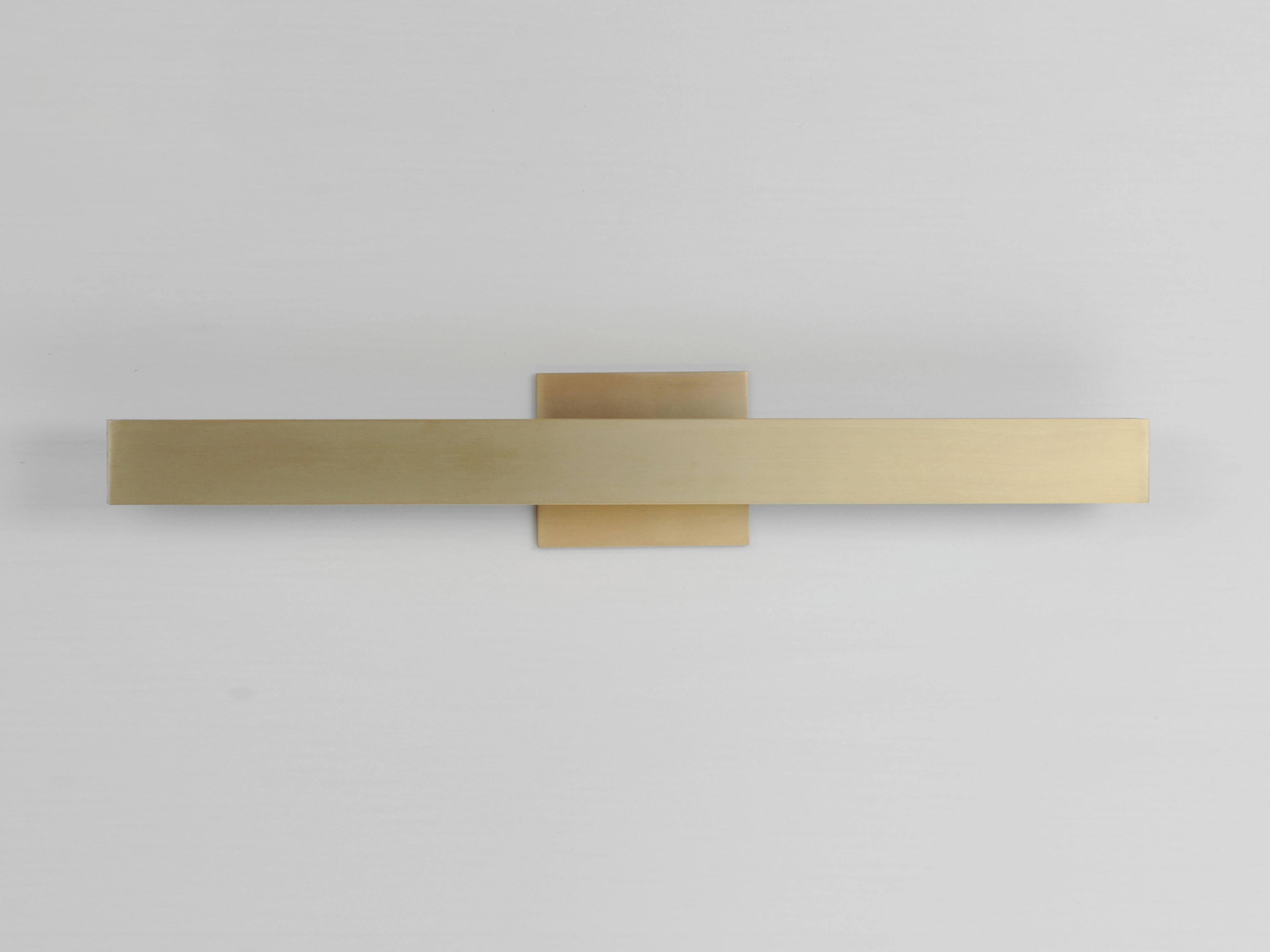 ET2 Alumilux 2-Light Satin Brass Vanity Light