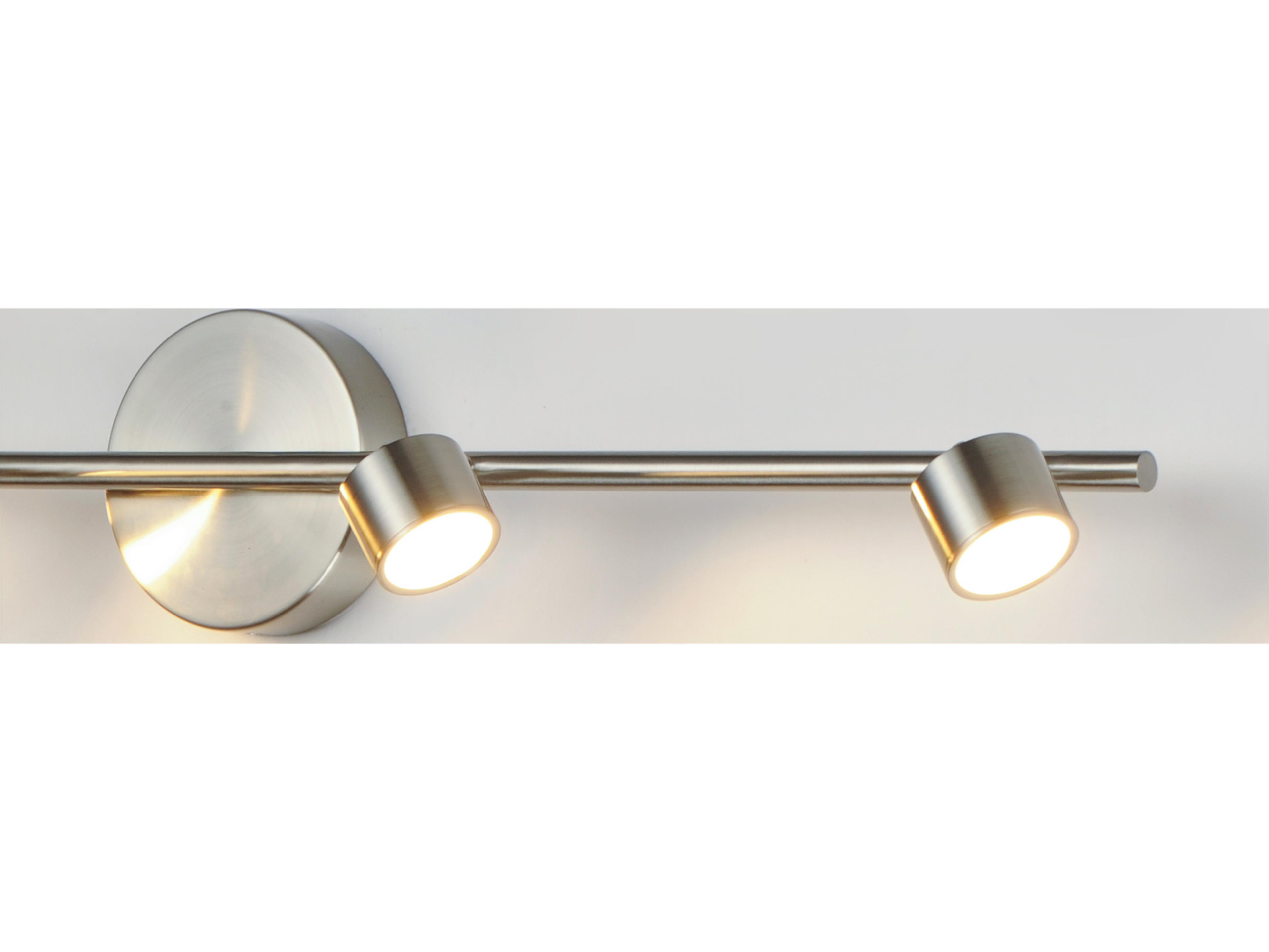 ET2 Taylor 4-Light Satin Nickel LED Linear Round Track & Rail Light
