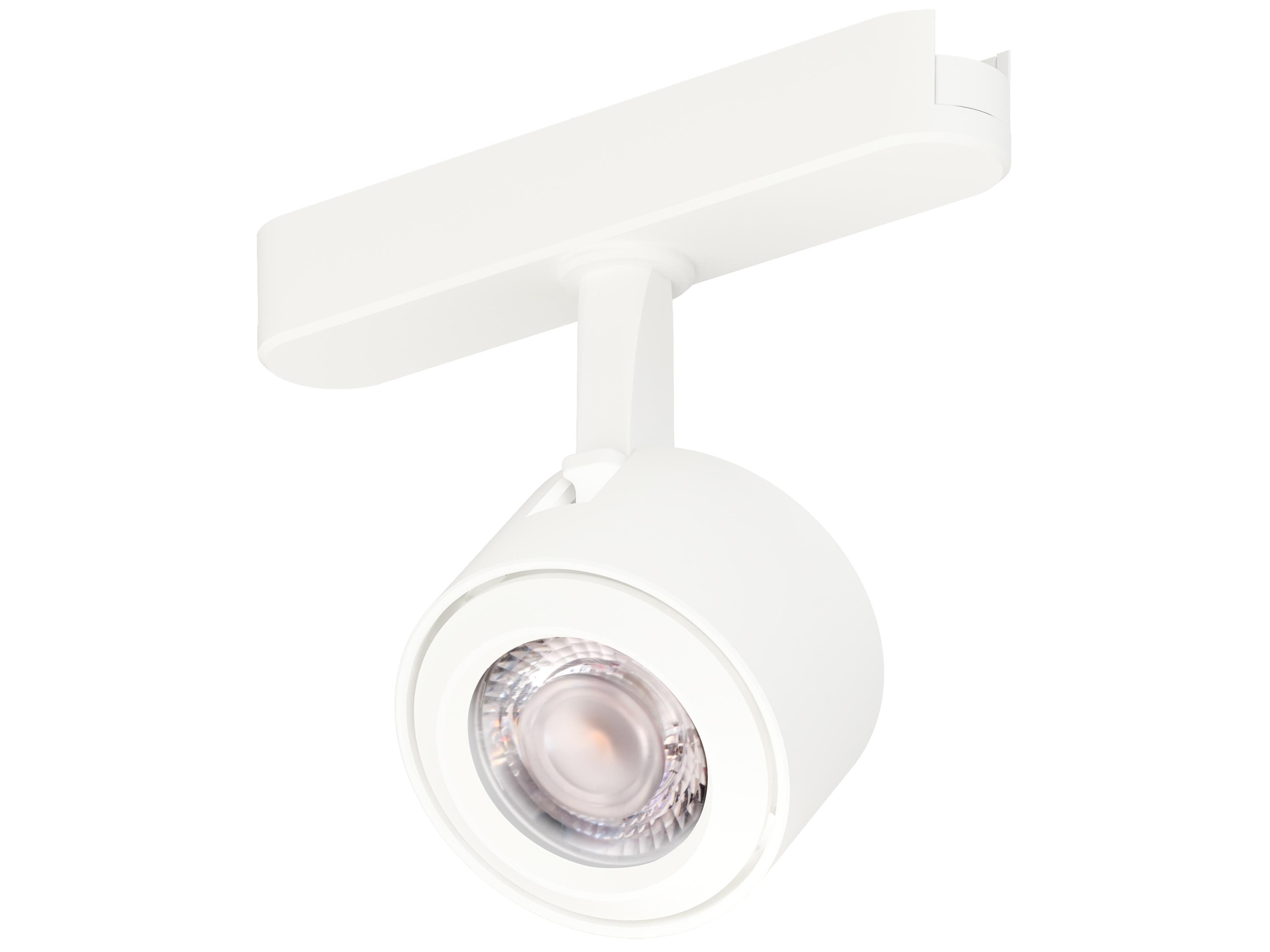 ET2 Continuum 1-Light White Round Spot Light