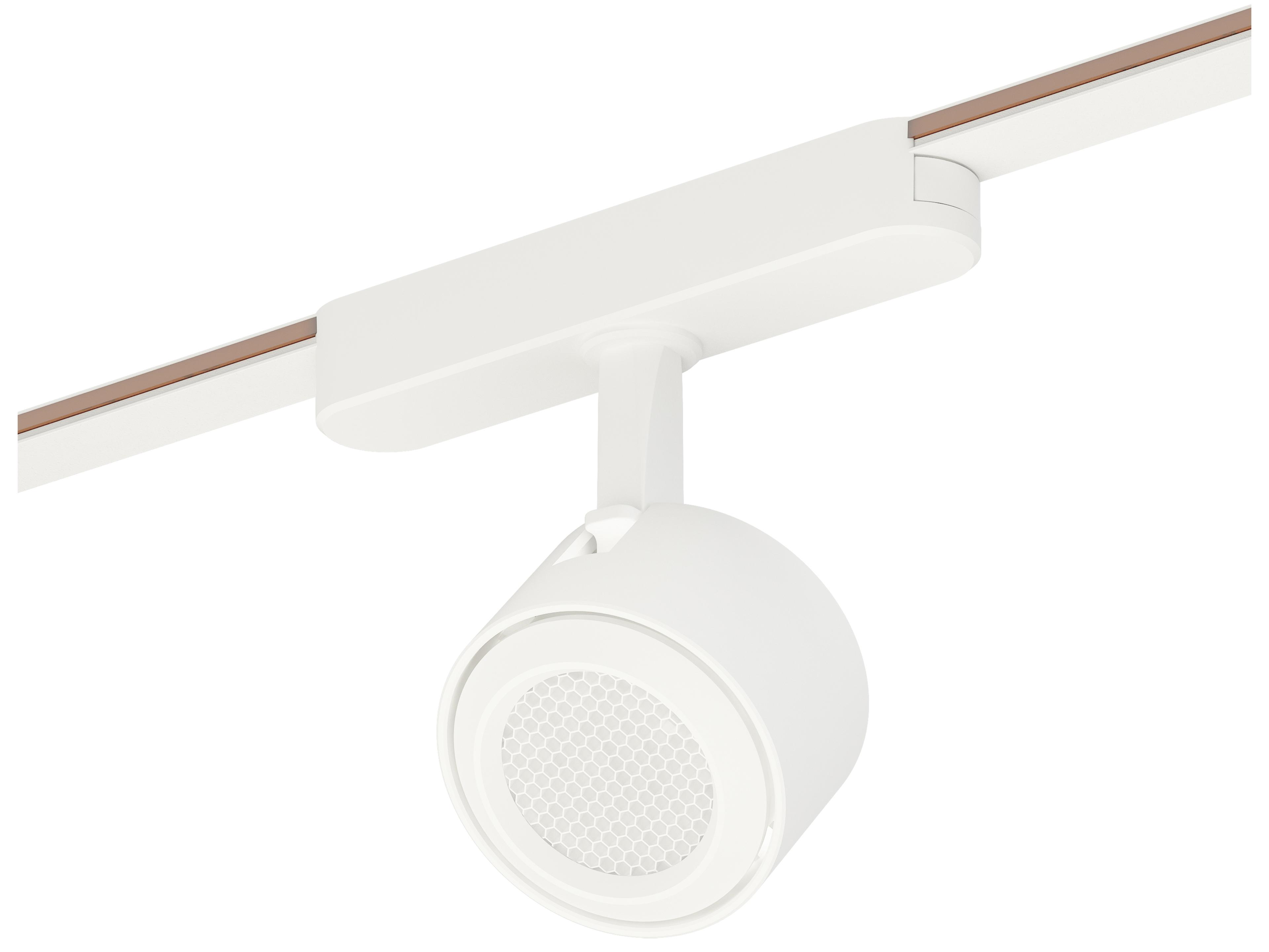 ET2 Continuum 1-Light White Round Spot Light