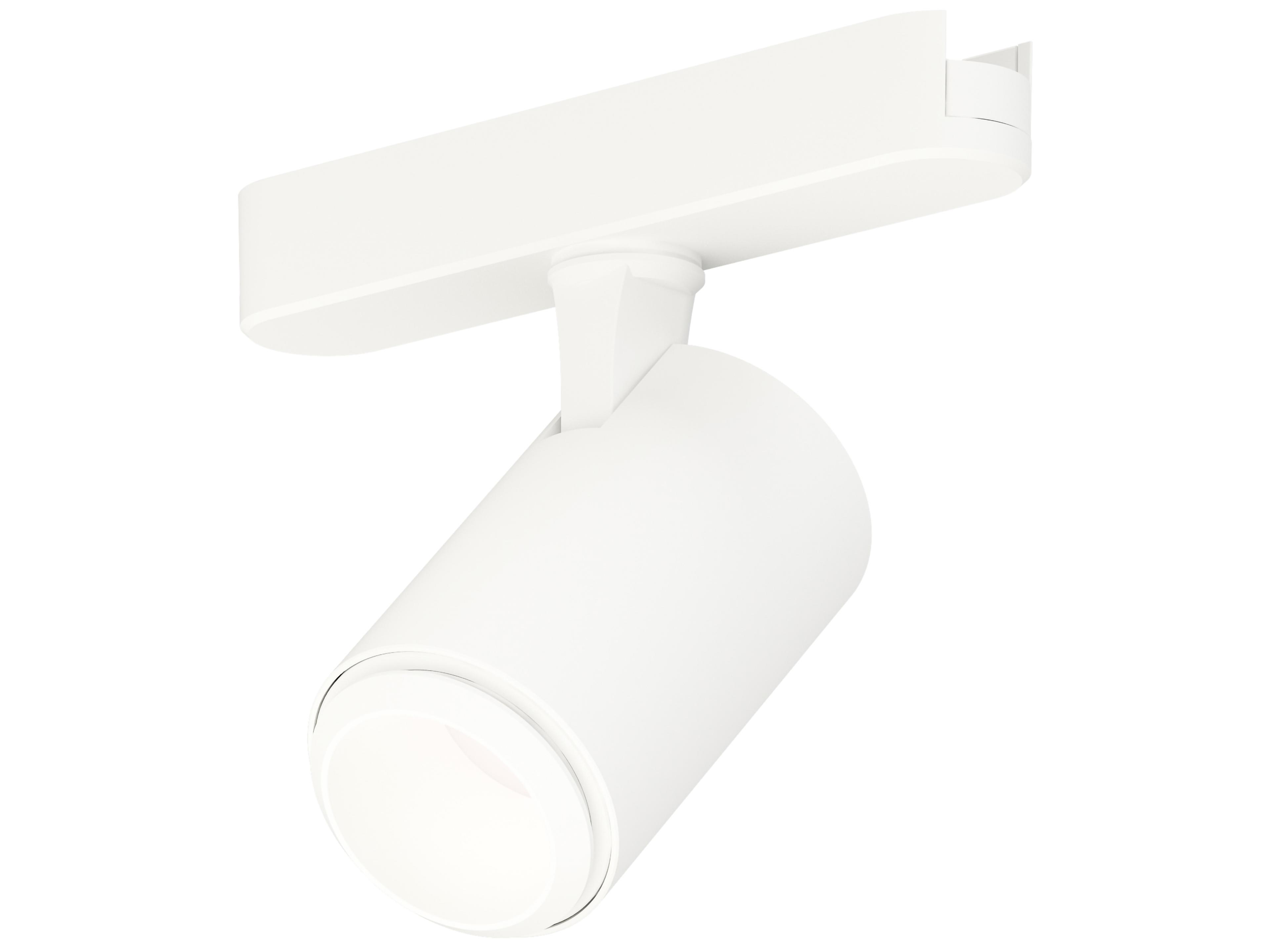 Continuum 1-Light White Cylinder Spot Light