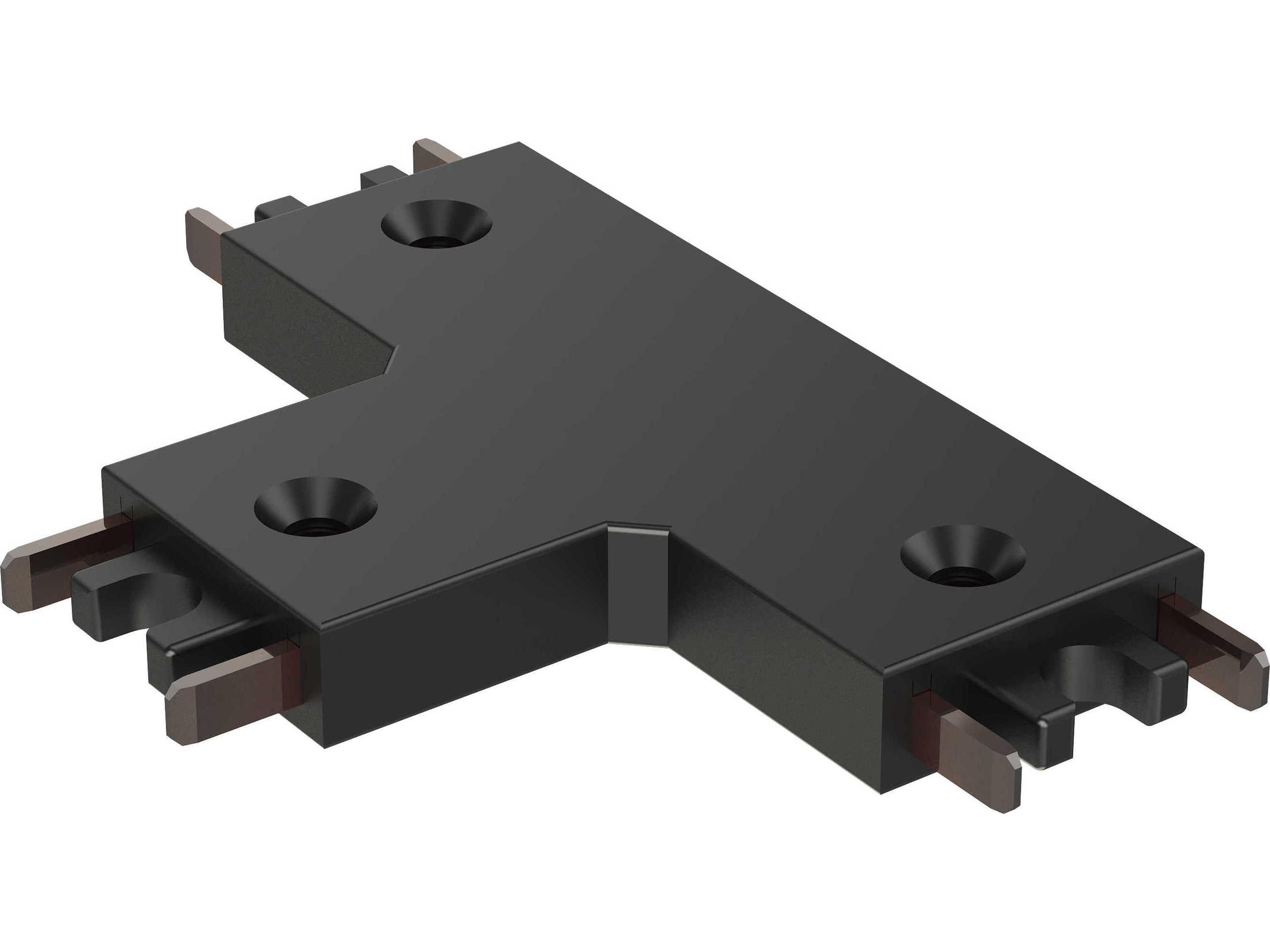 Continuum Track Black 3-Way T Connector
