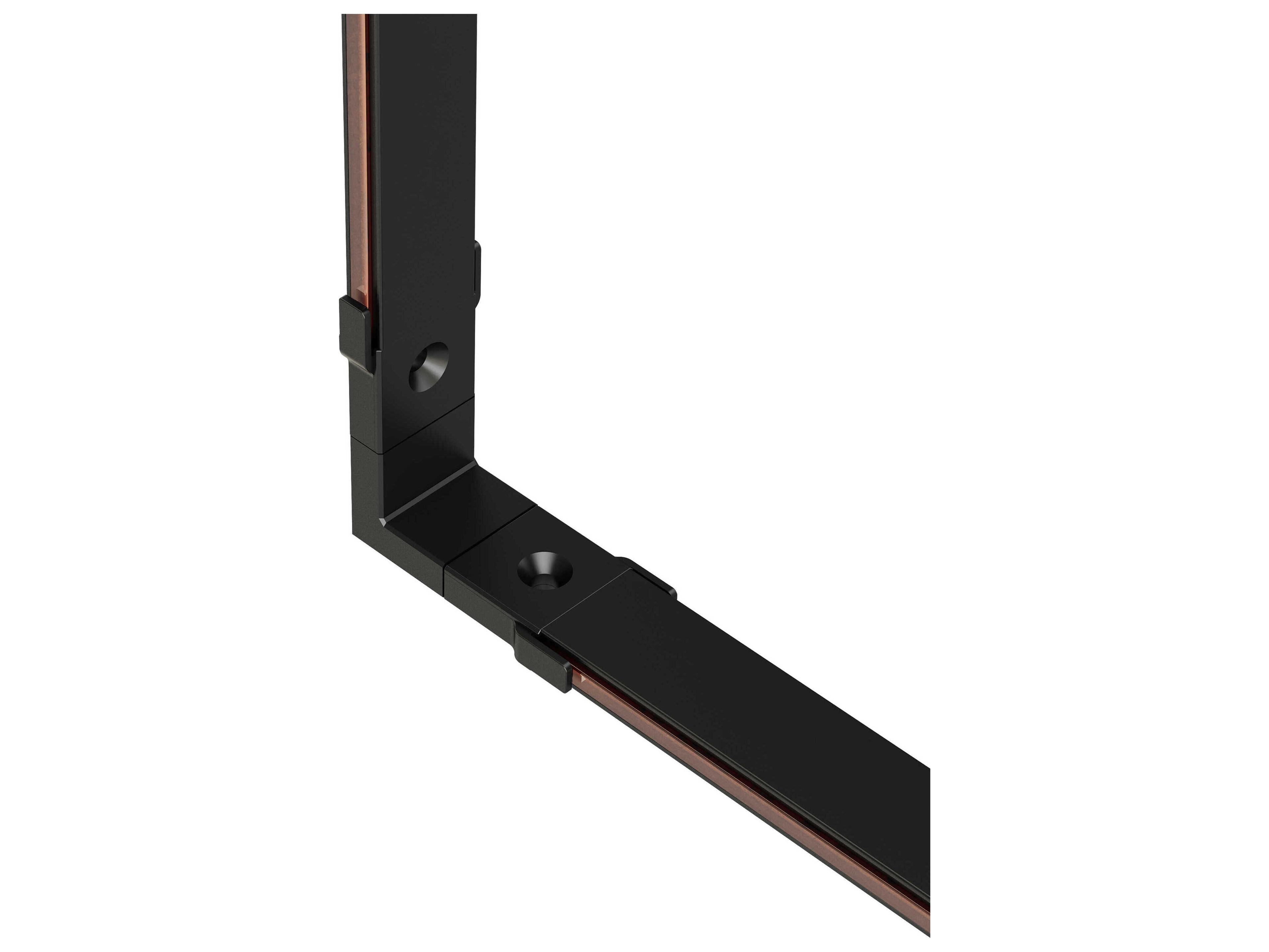 ET2 Continuum Track Black Wall To Ceiling Connector
