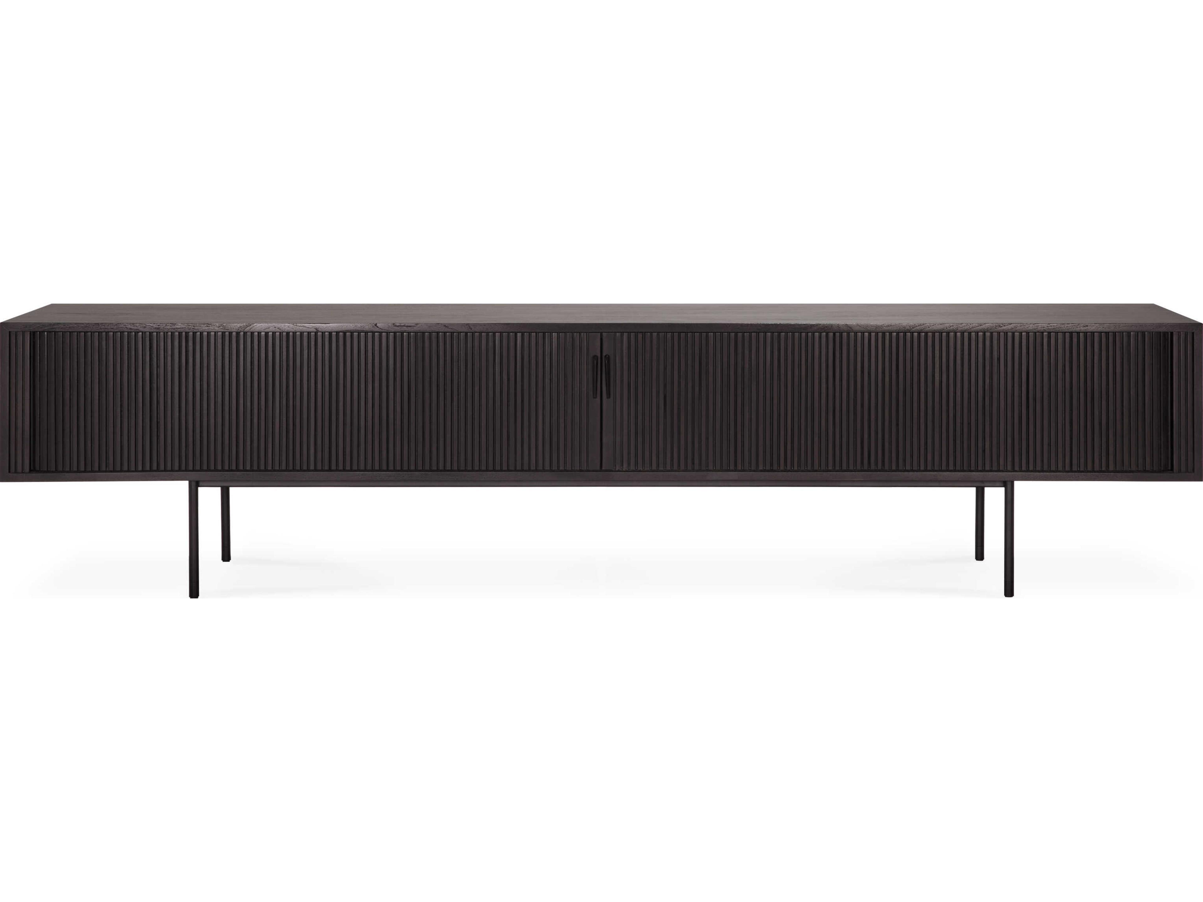 Ethnicraft Roller Max Teak Black Tv Cupboard