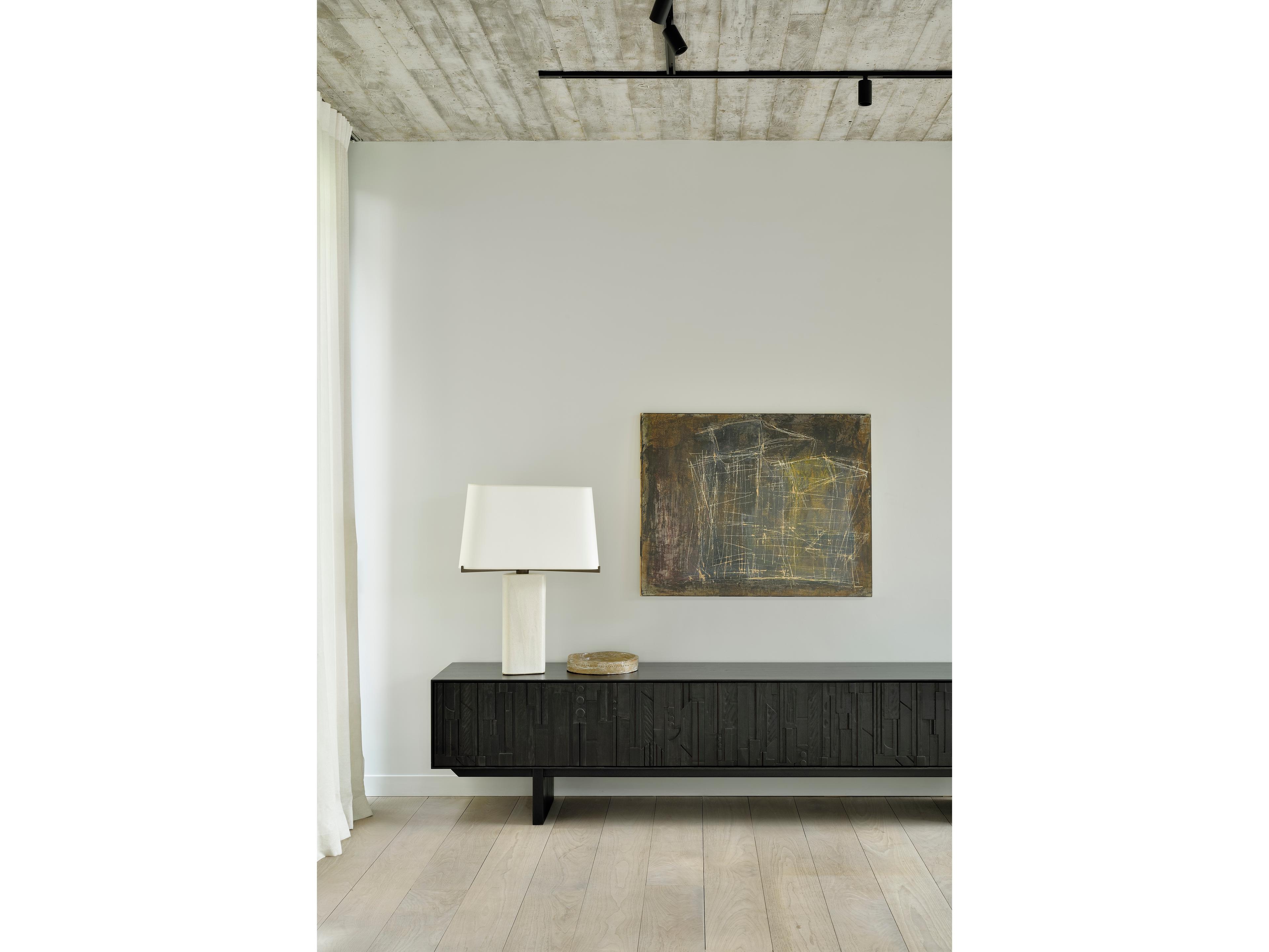 Ethnicraft Mosaic Teak Black Tv Cupboard