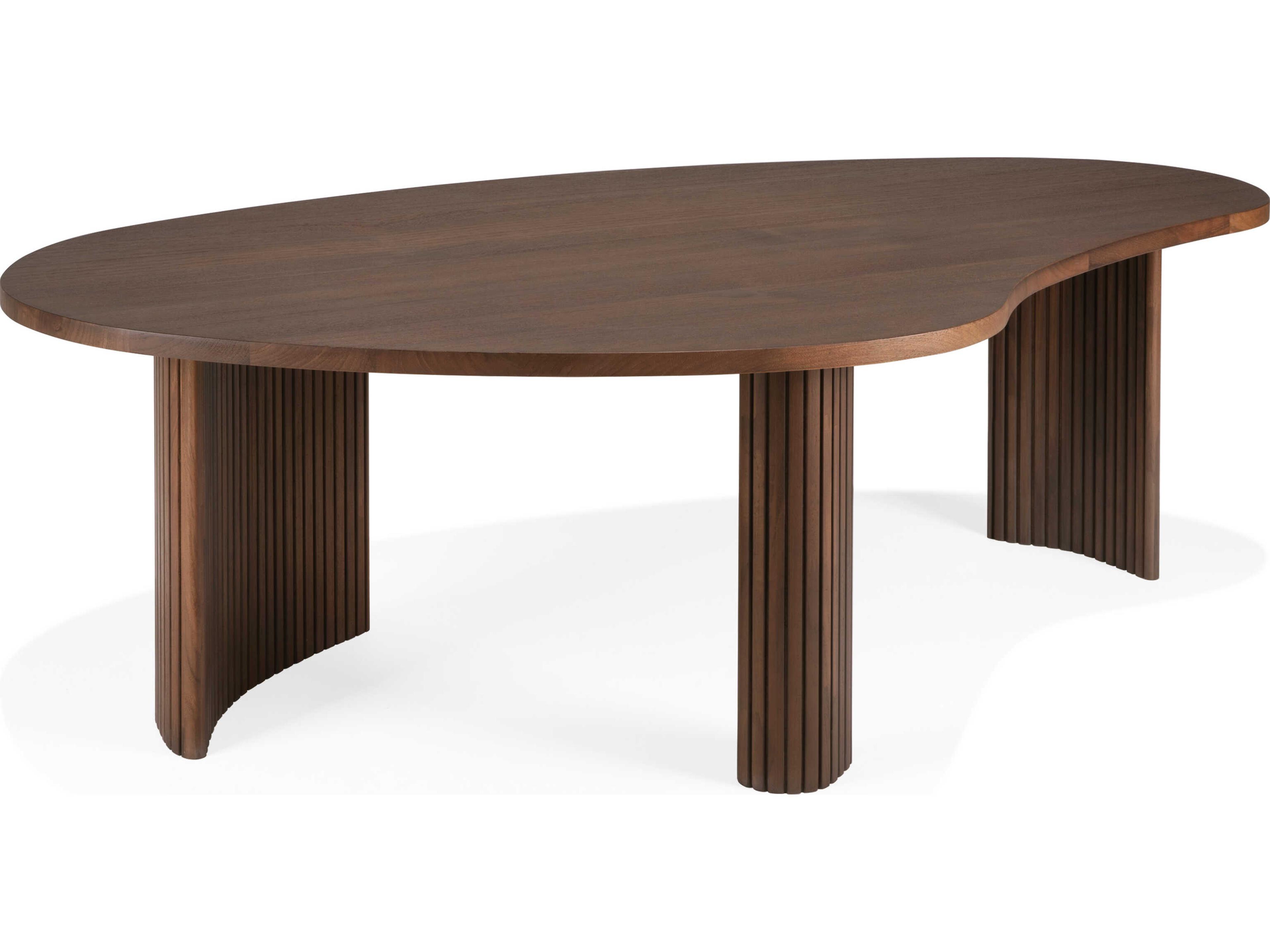 Boomerang Teak Brown Coffee Table