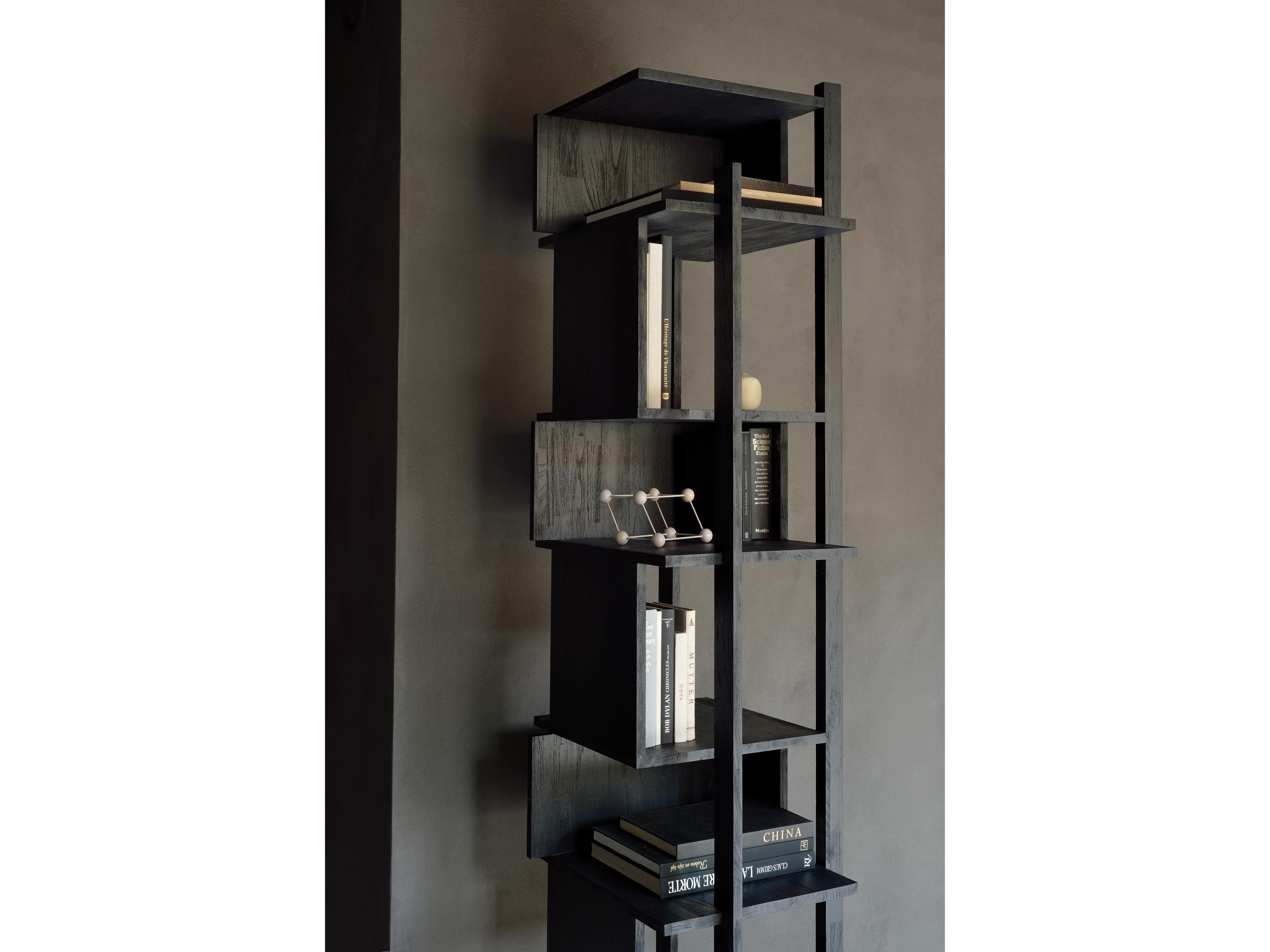 Ethnicraft Abstract Teak Black Column