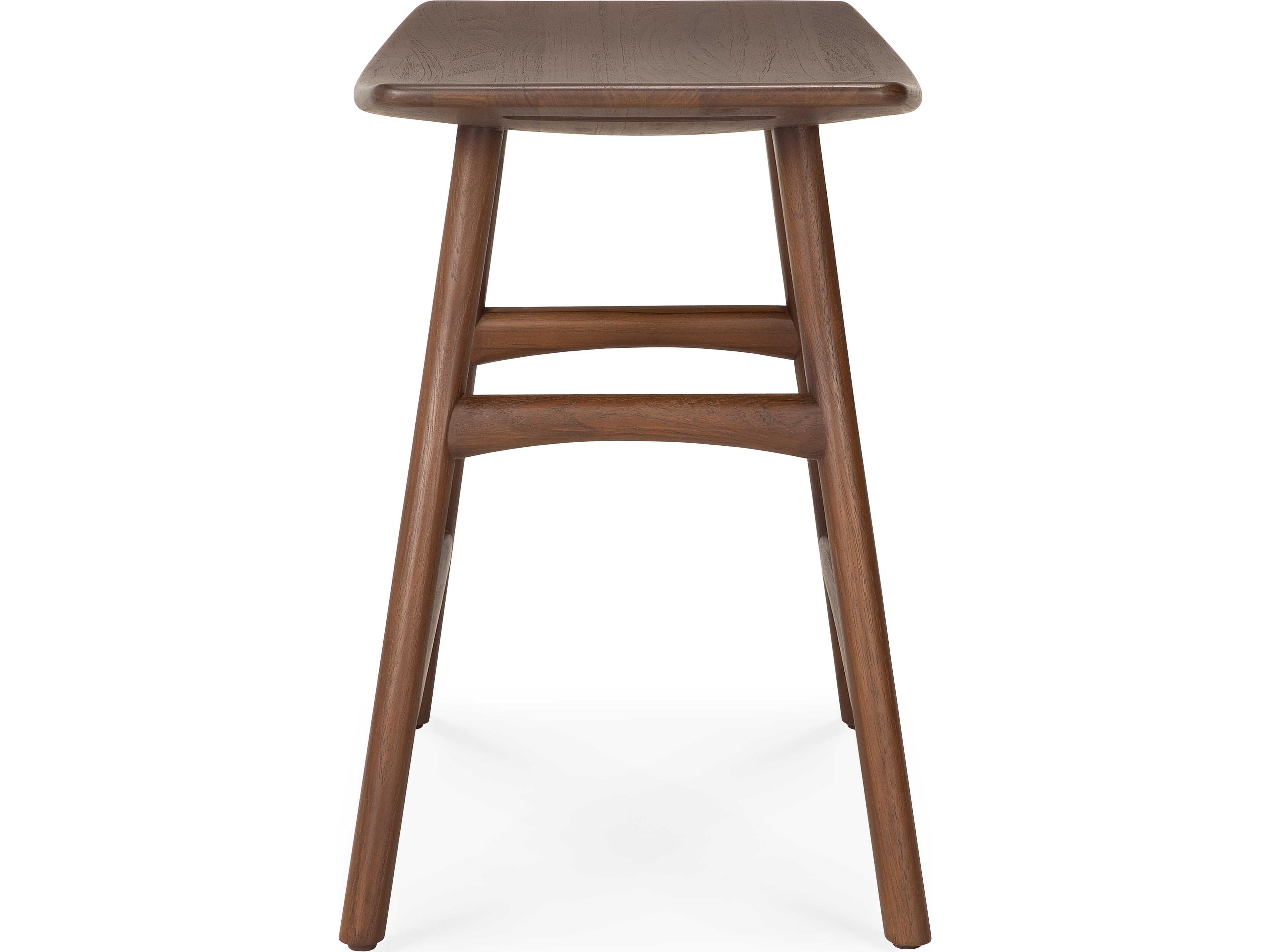Ethnicraft Osso Teak Brown Stool