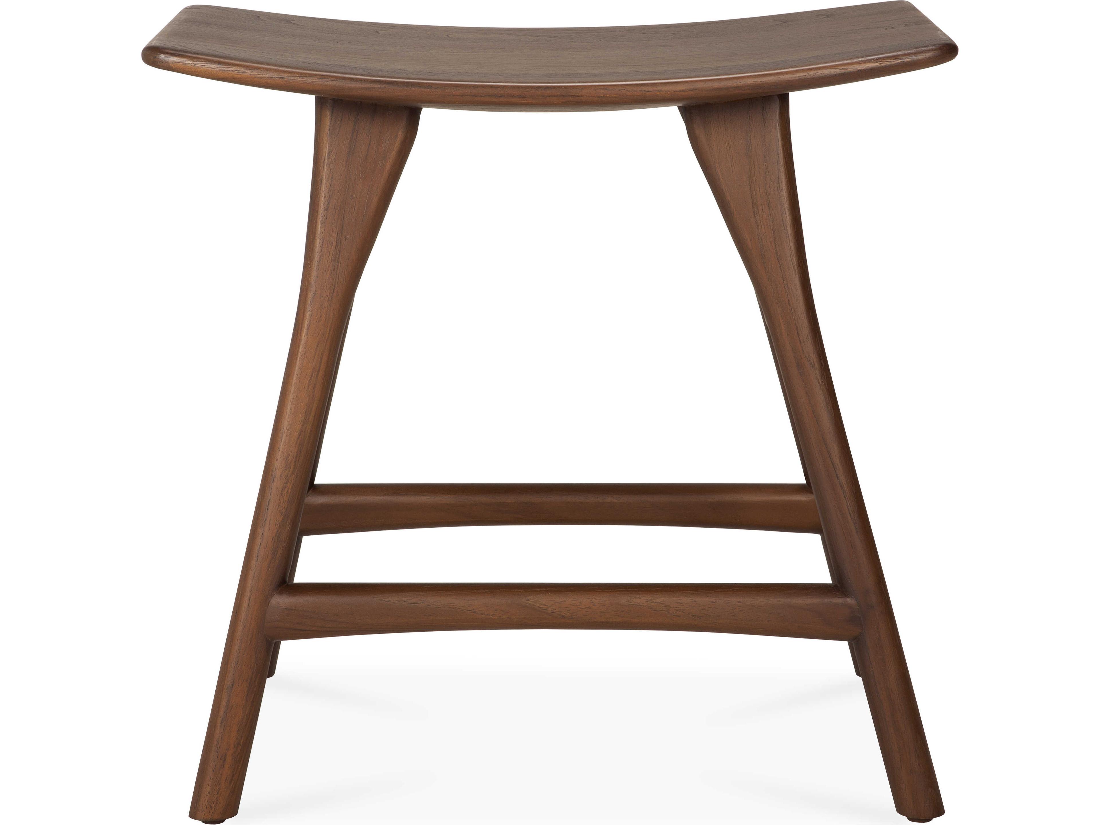 Ethnicraft Osso Teak Brown Stool