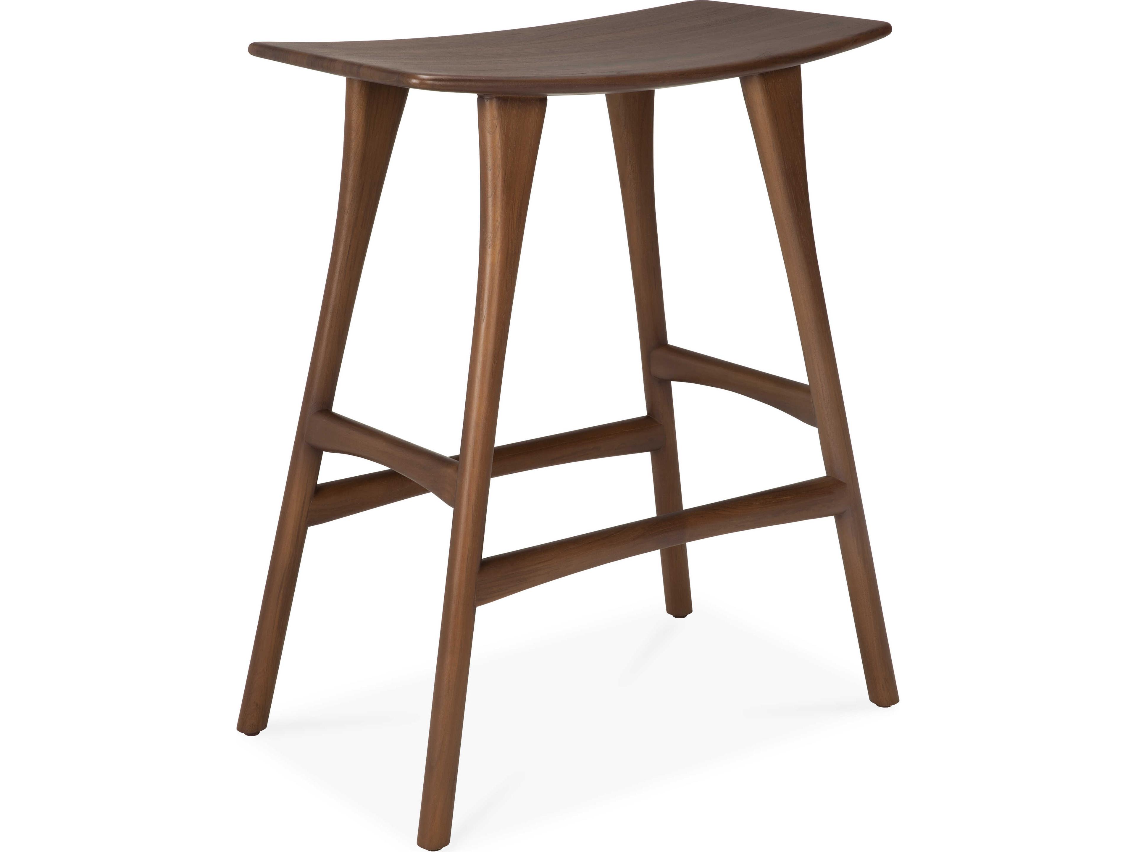 Osso Teak Brown Counter Stool