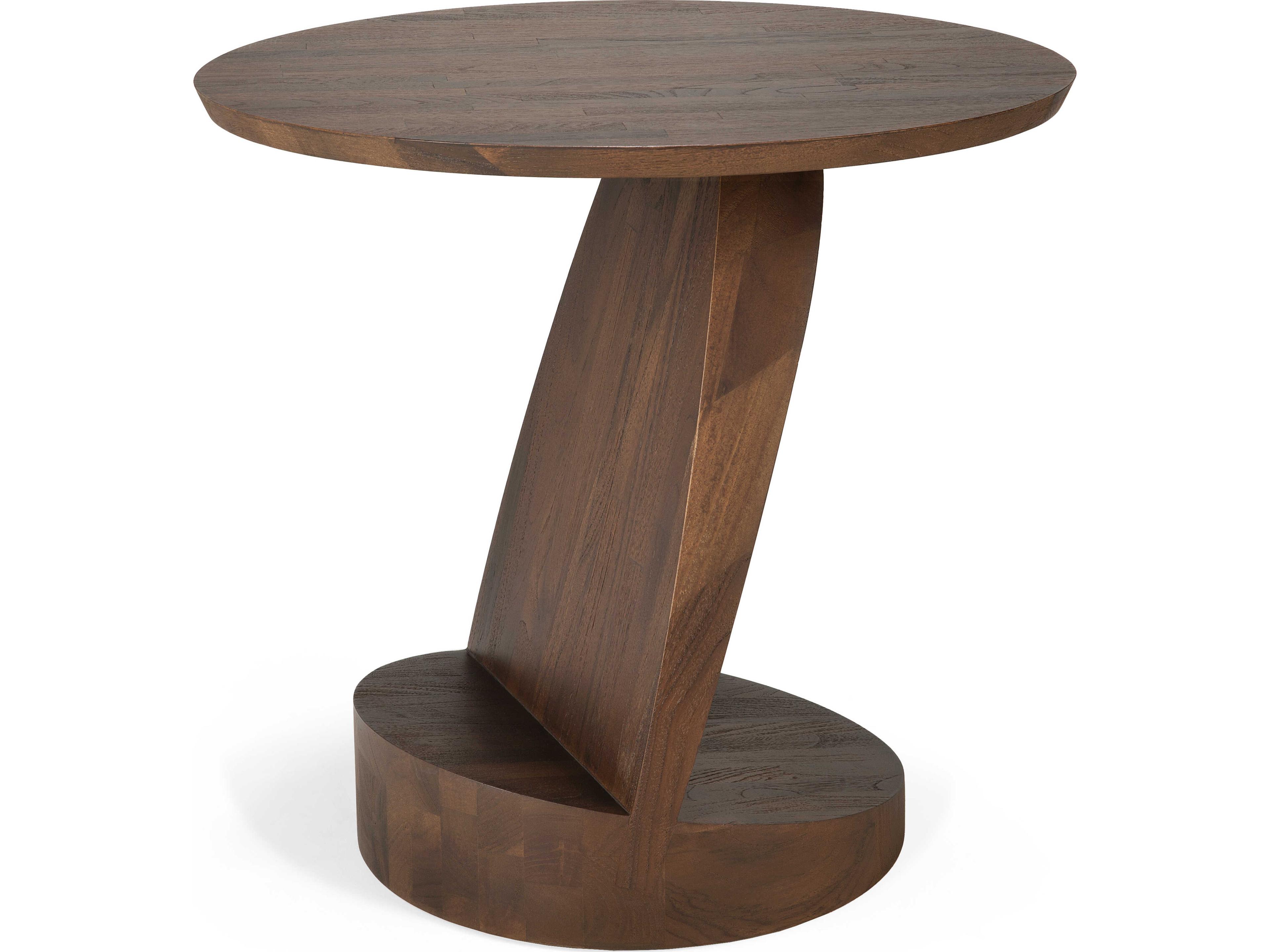 Ethnicraft Oblic Teak Brown Side Table