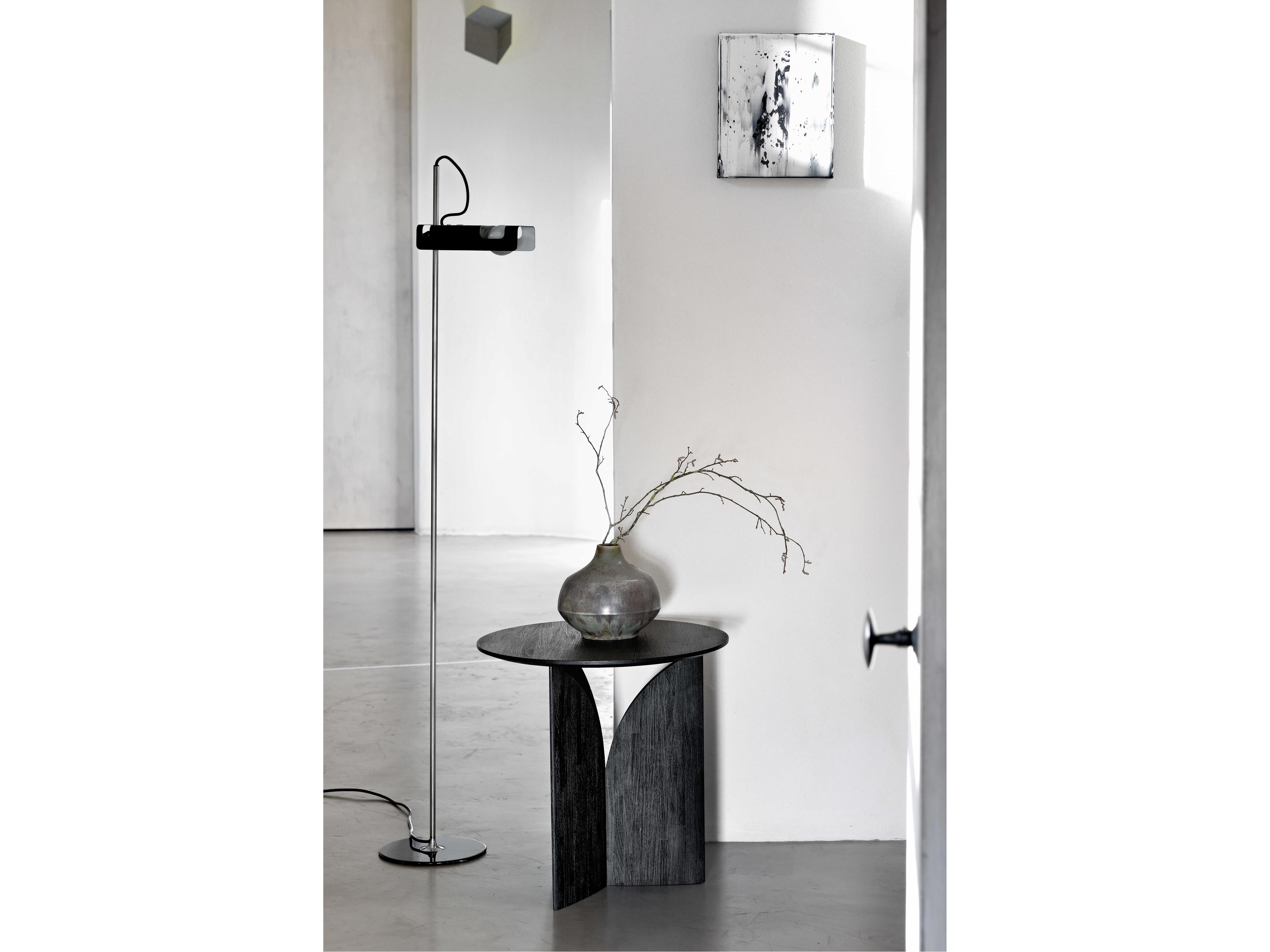 Ethnicraft Fin Teak Black Side Table