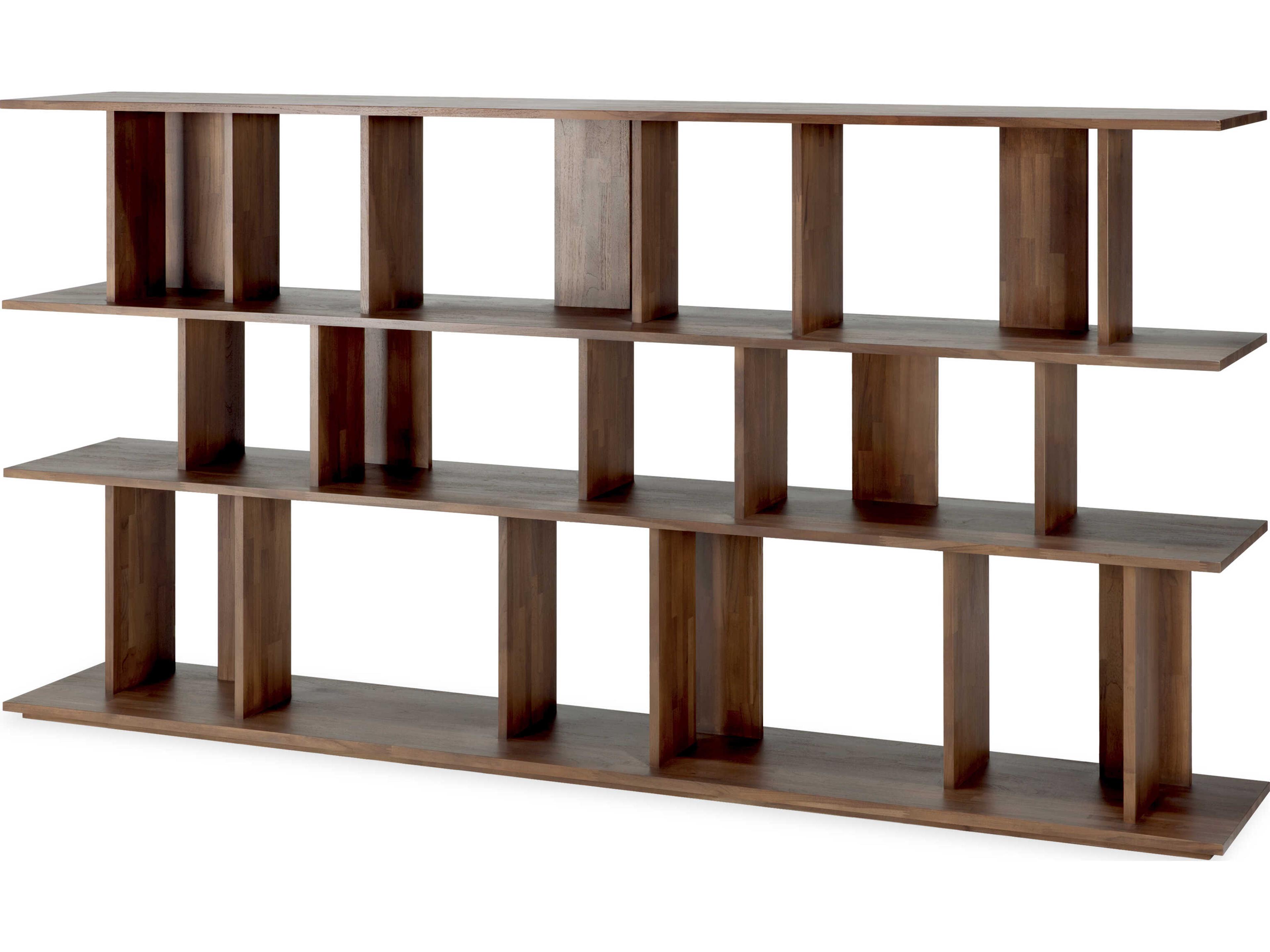 Irregular Teak Brown Rack