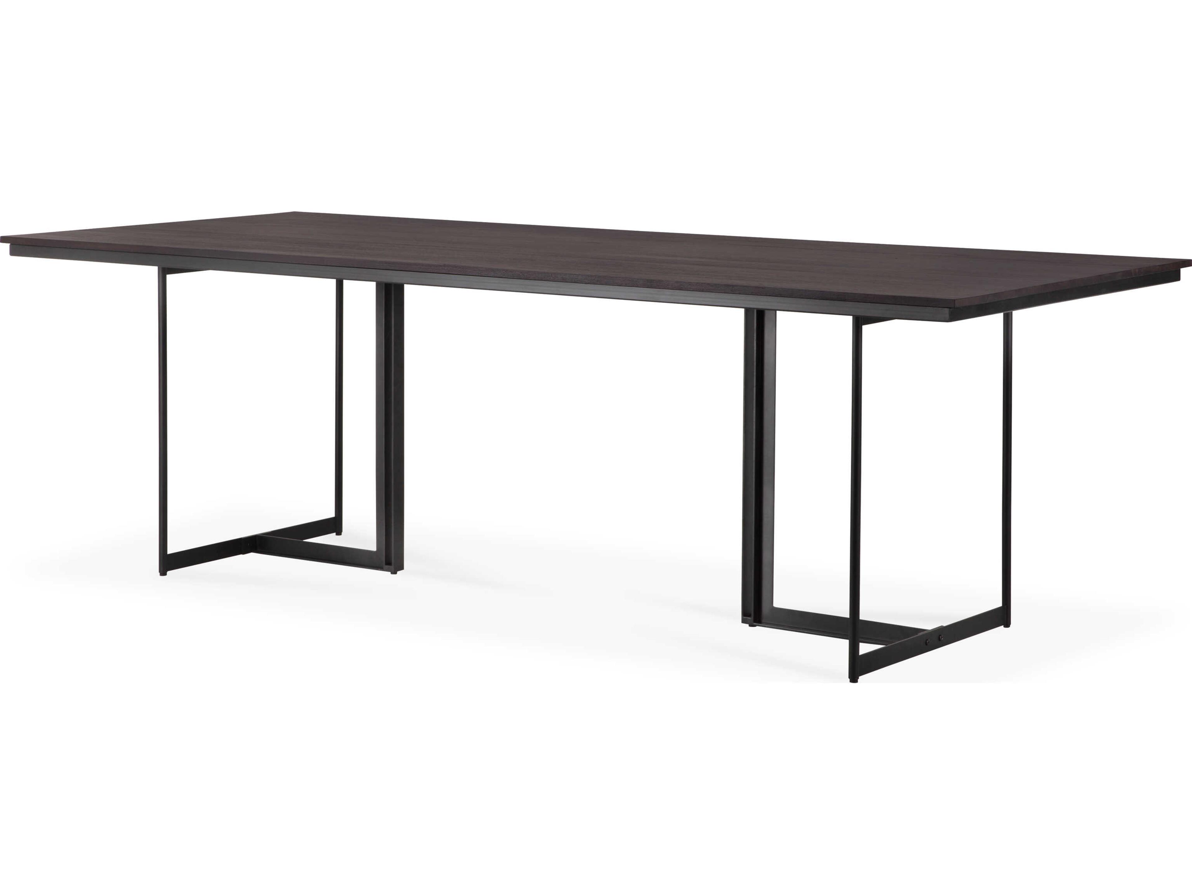 Tacet Teak Dark Brown Dining Table