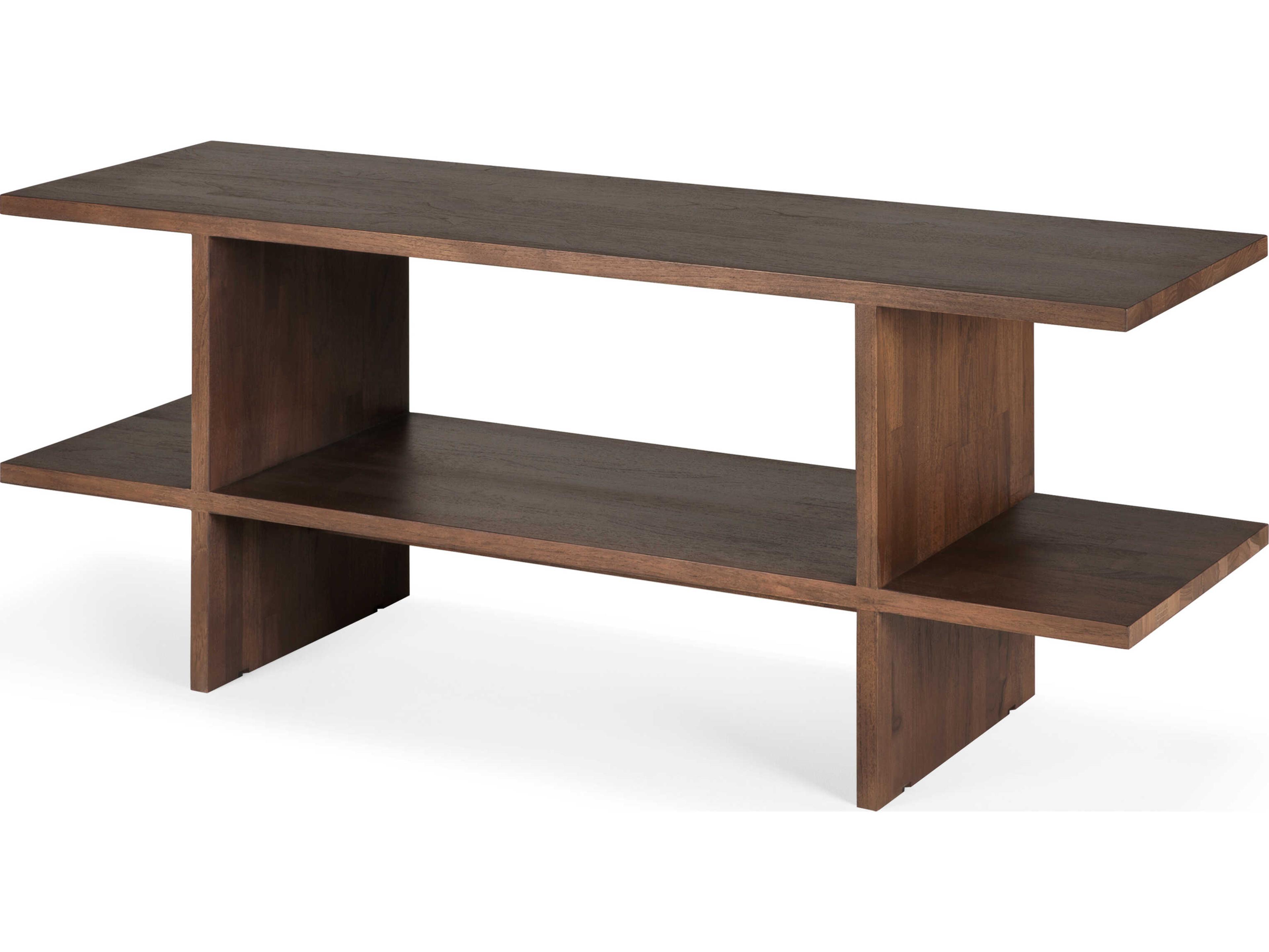 Kabuki Teak Brown Side Table