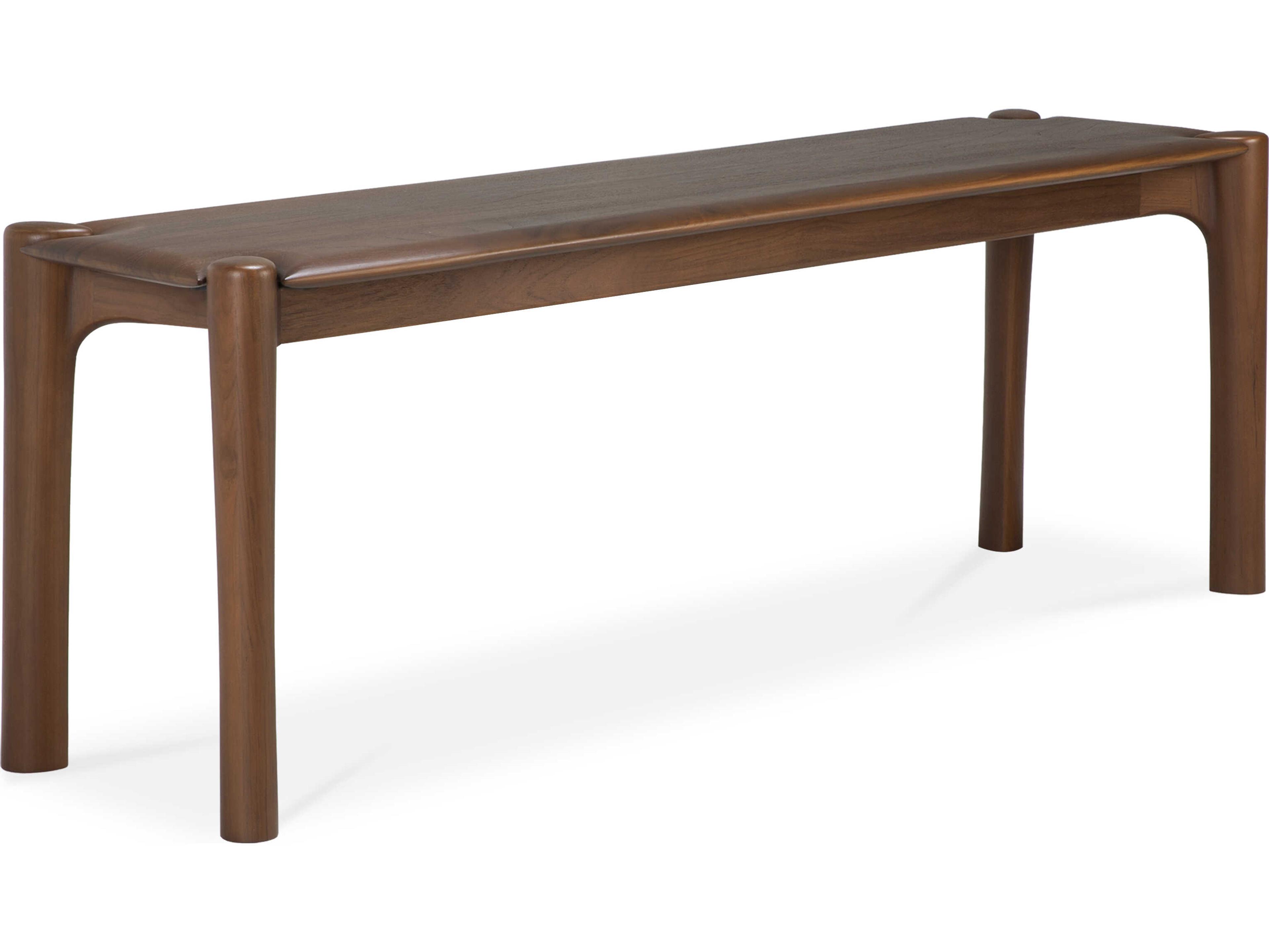 Pi Teak Brown Pi Bench