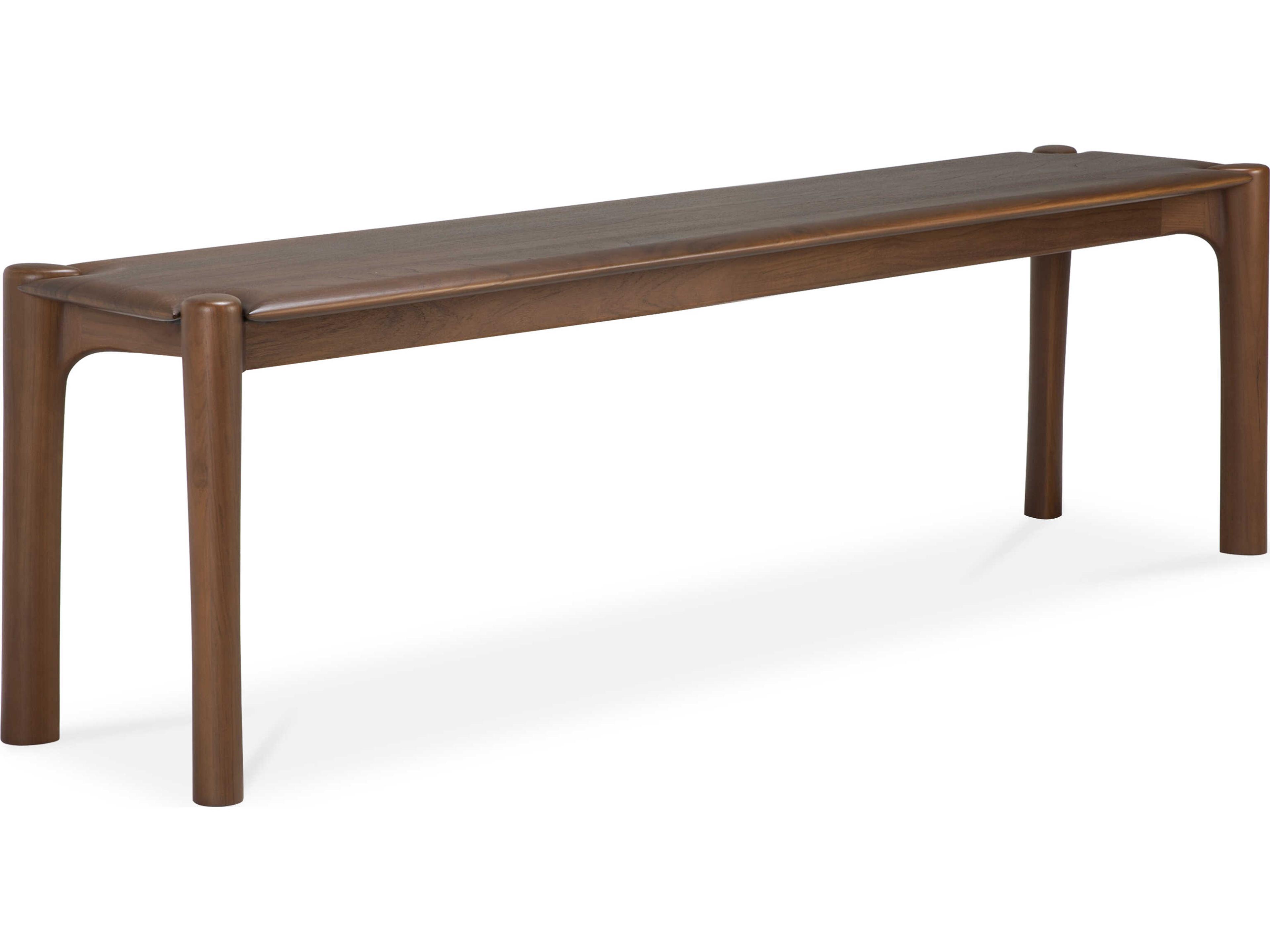 Pi Teak Brown Pi Bench