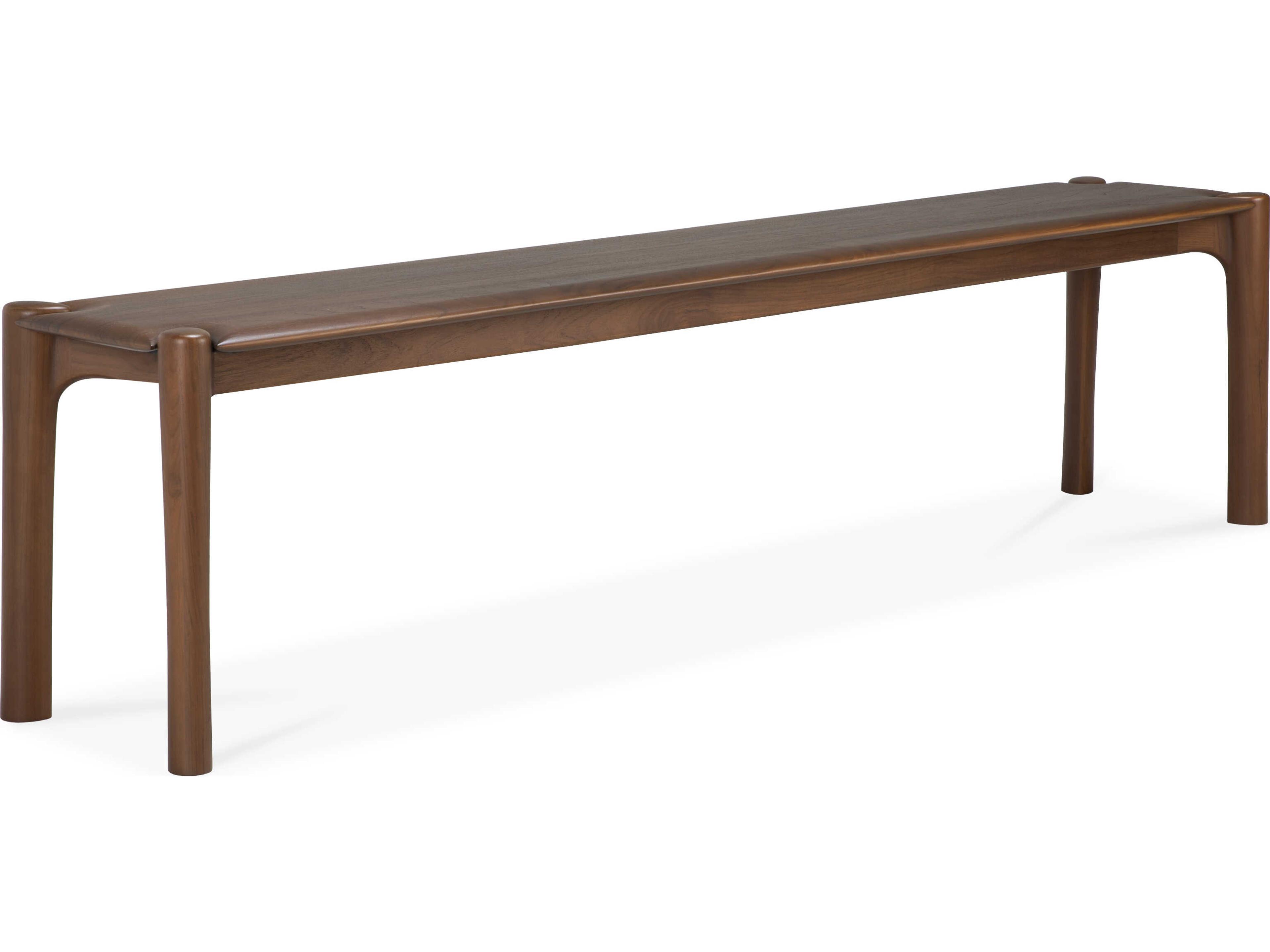 Pi Teak Brown Pi Bench