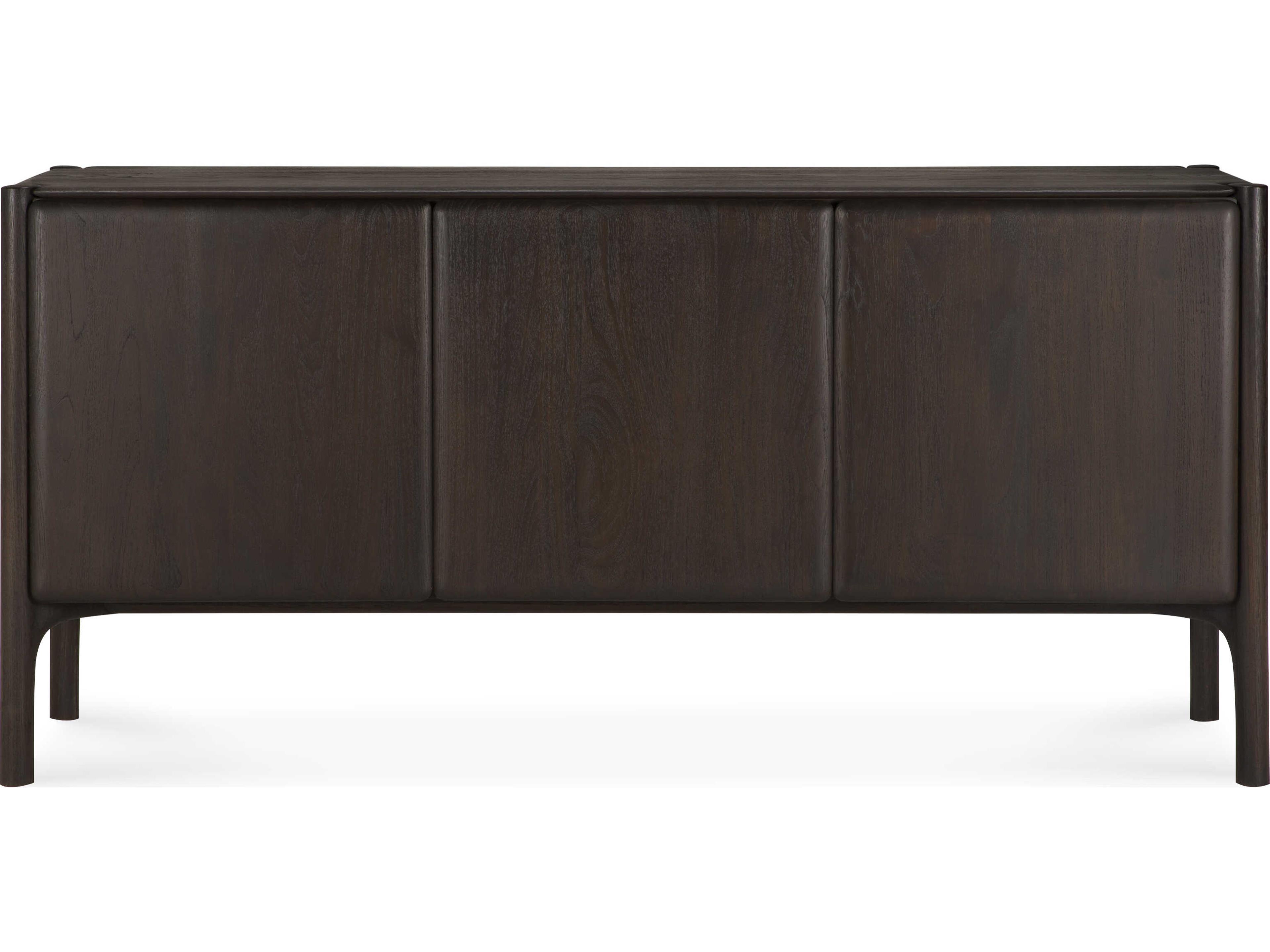 Ethnicraft Pi Teak Dark Brown Pi Sideboard