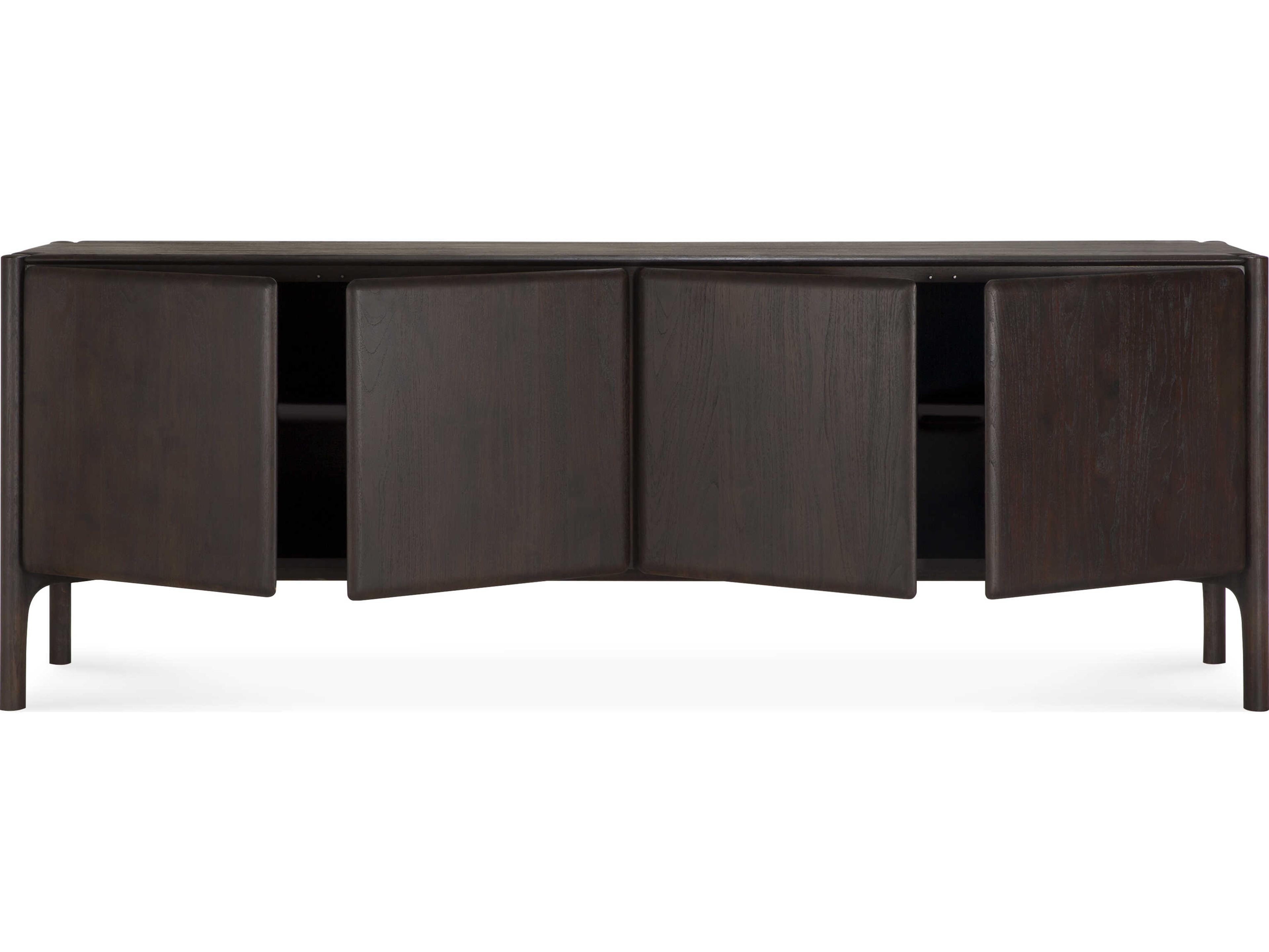 Ethnicraft Pi Teak Dark Brown Pi Sideboard