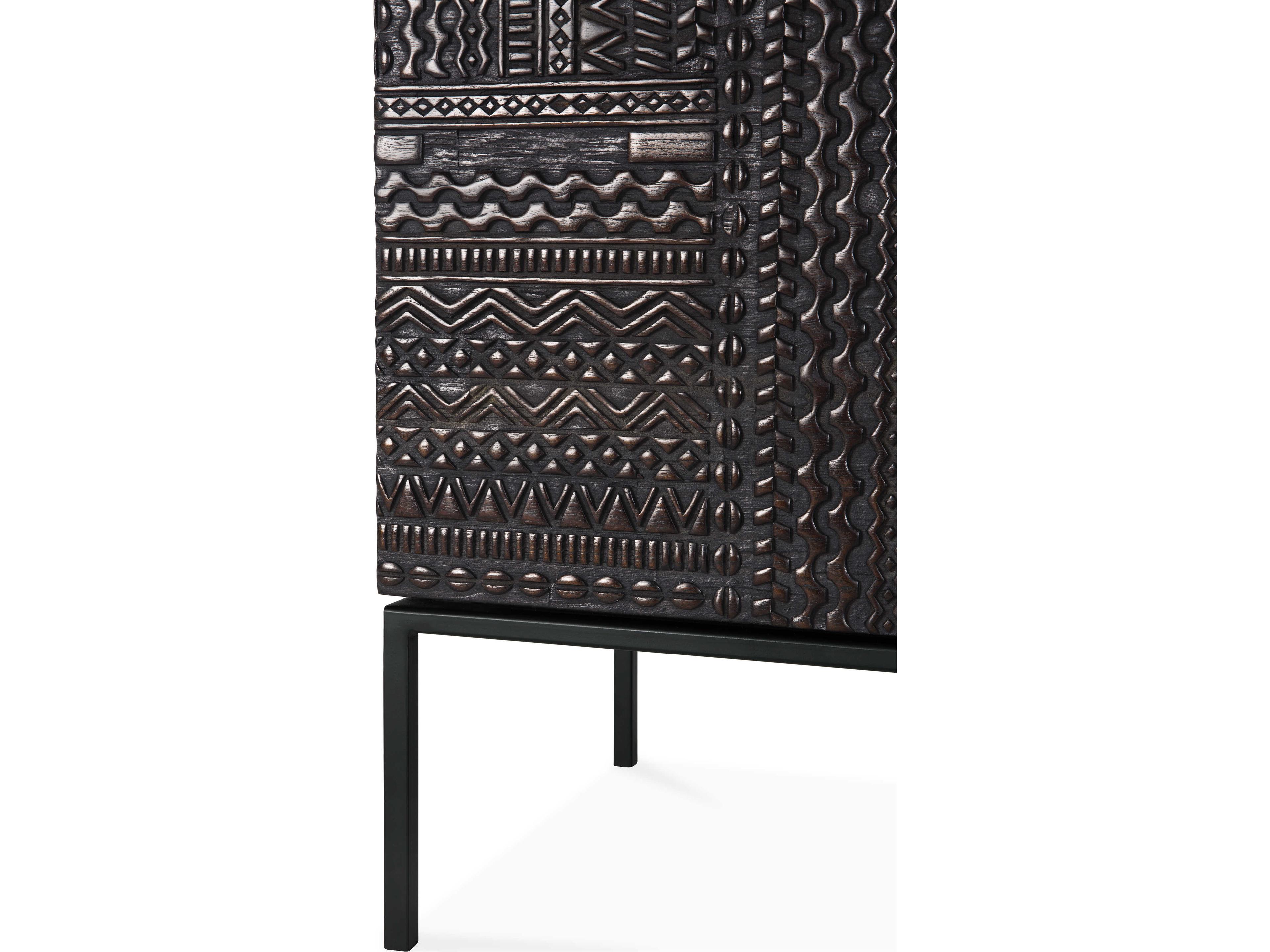 Ethnicraft Tabwa Teak Black Sideboard