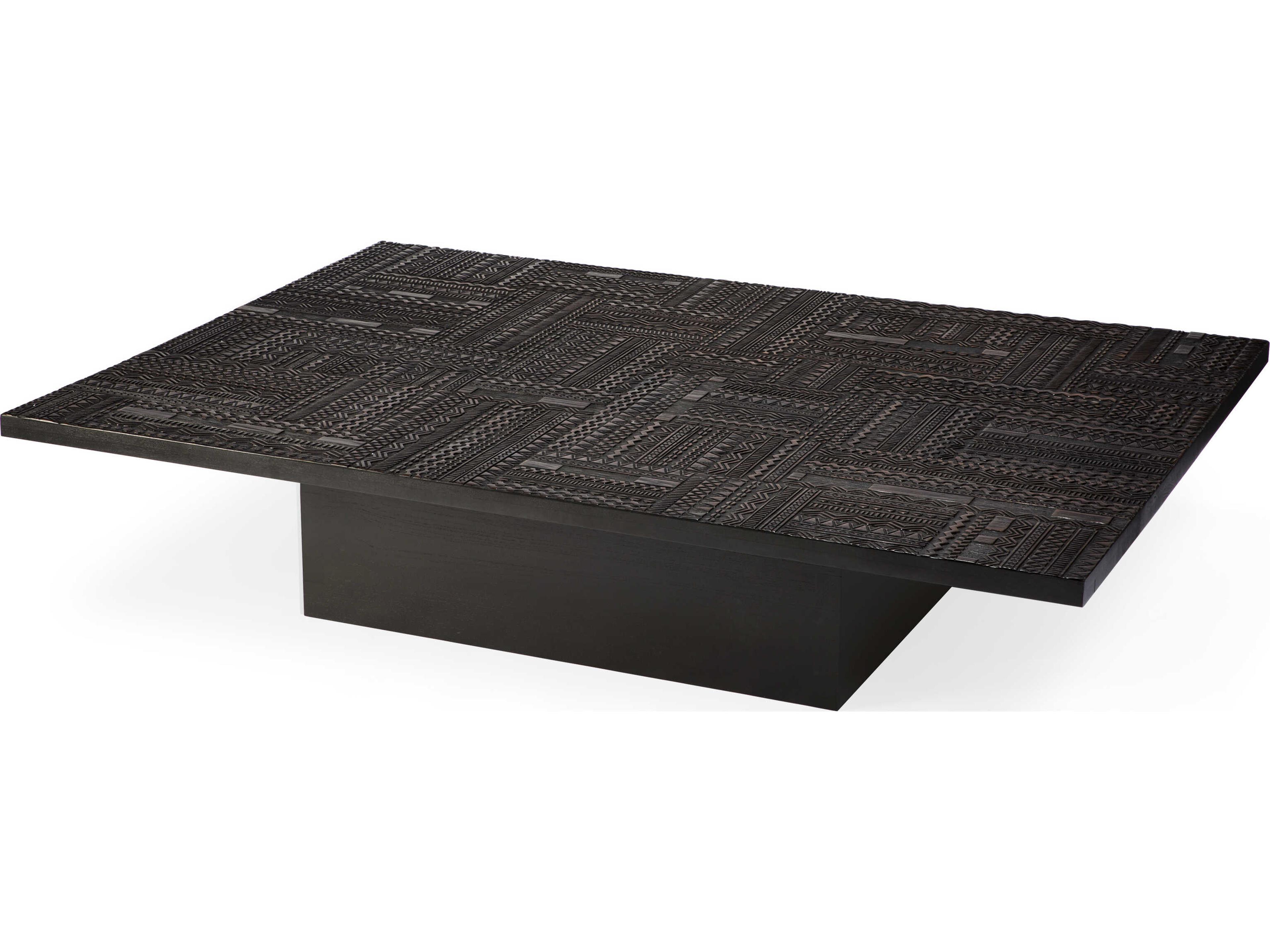 Tabwa Teak Black Coffee Table