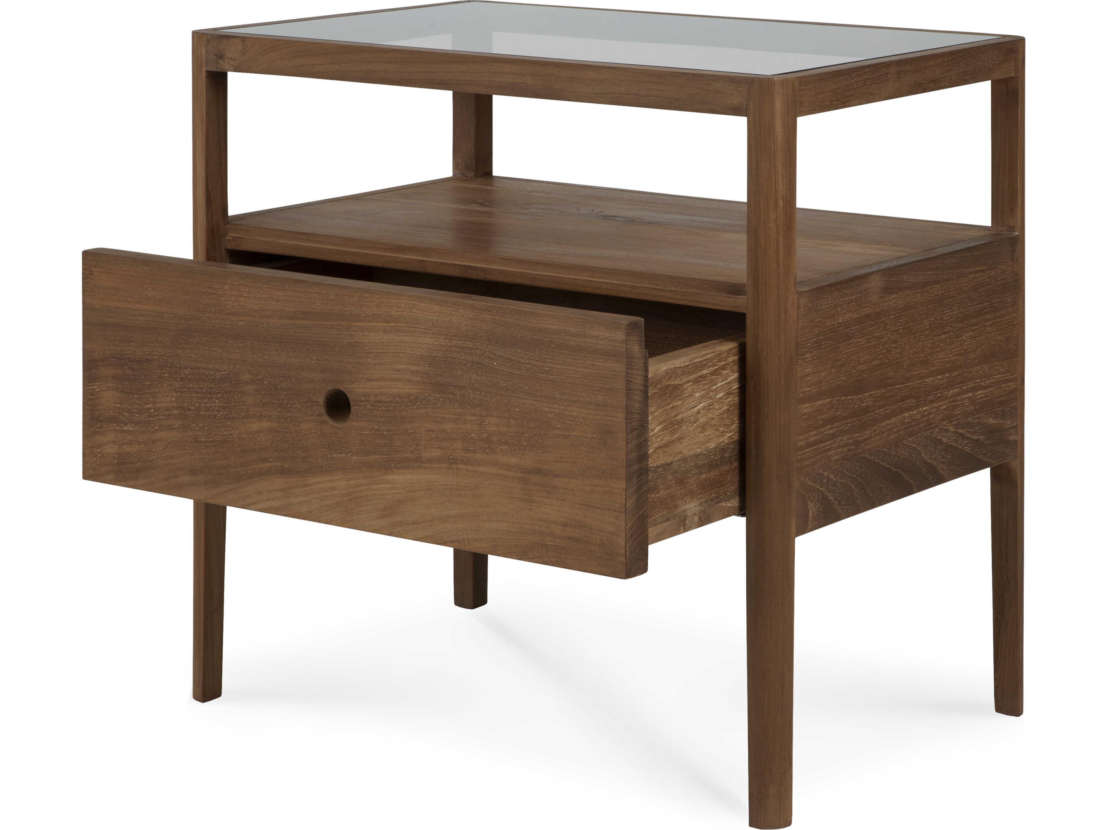 Ethnicraft Spindle Reclaimed Teak Bedside Table