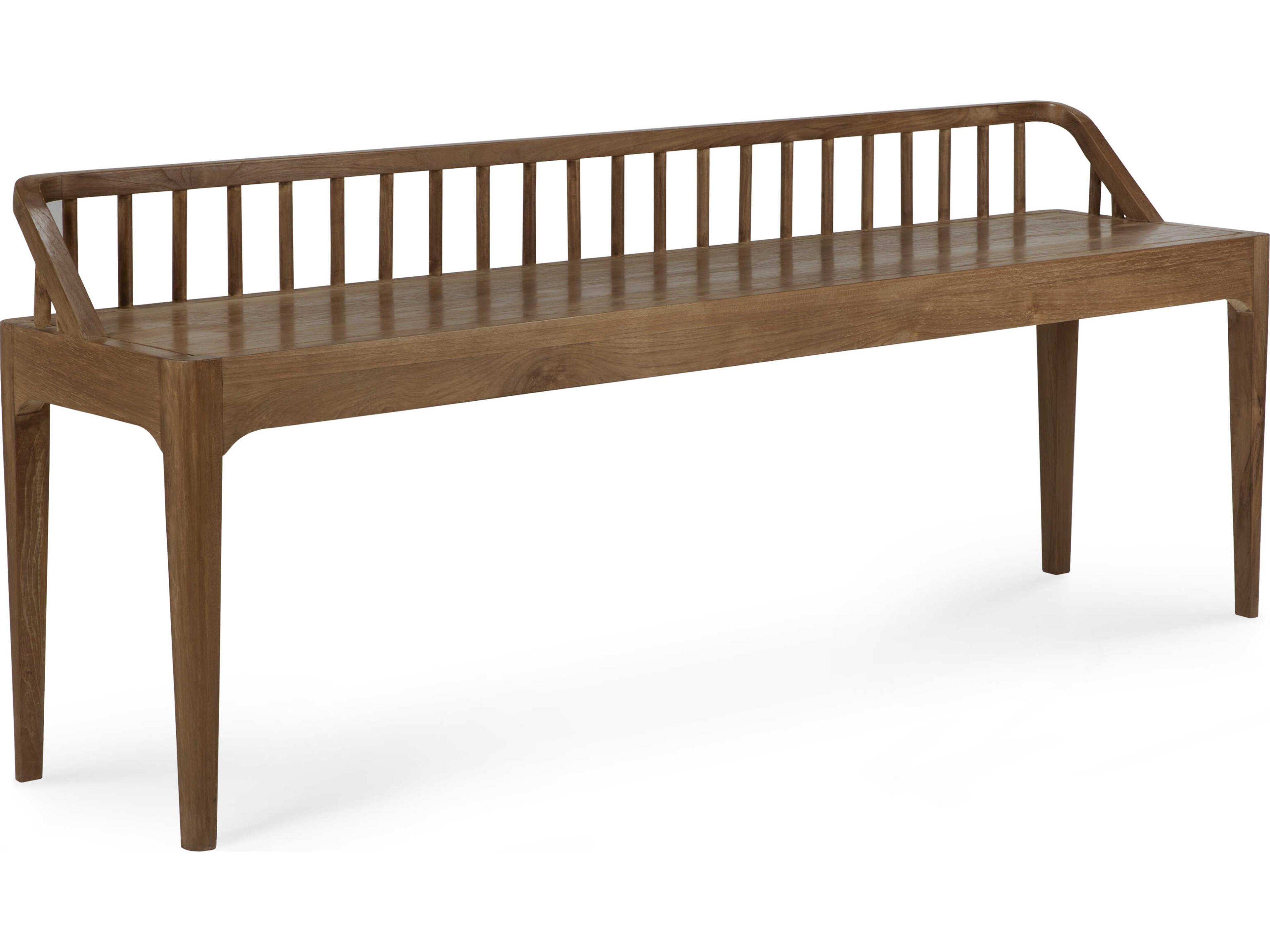 Spindle Reclaimed Teak Bench