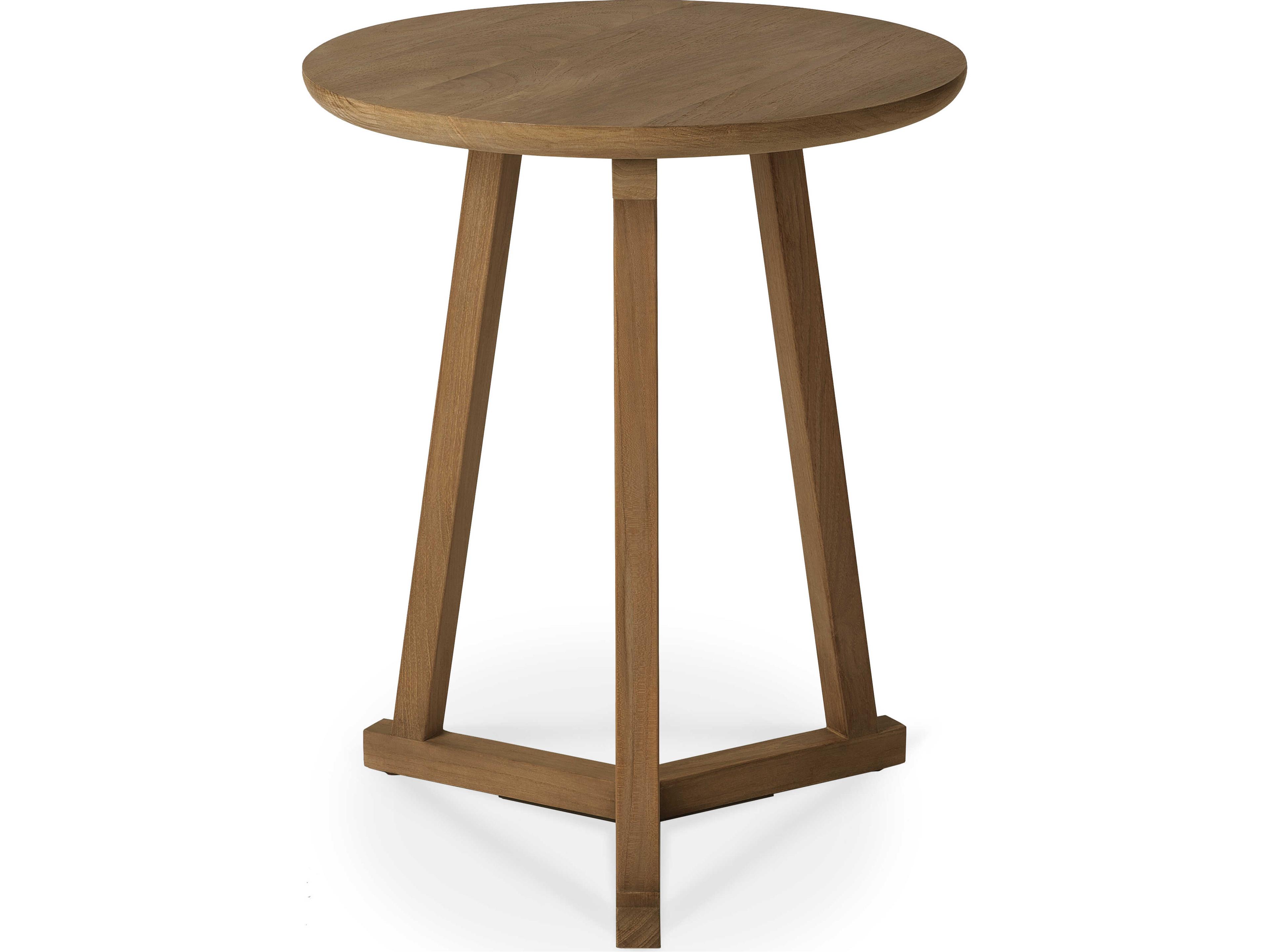 Tripod Teak Side Table