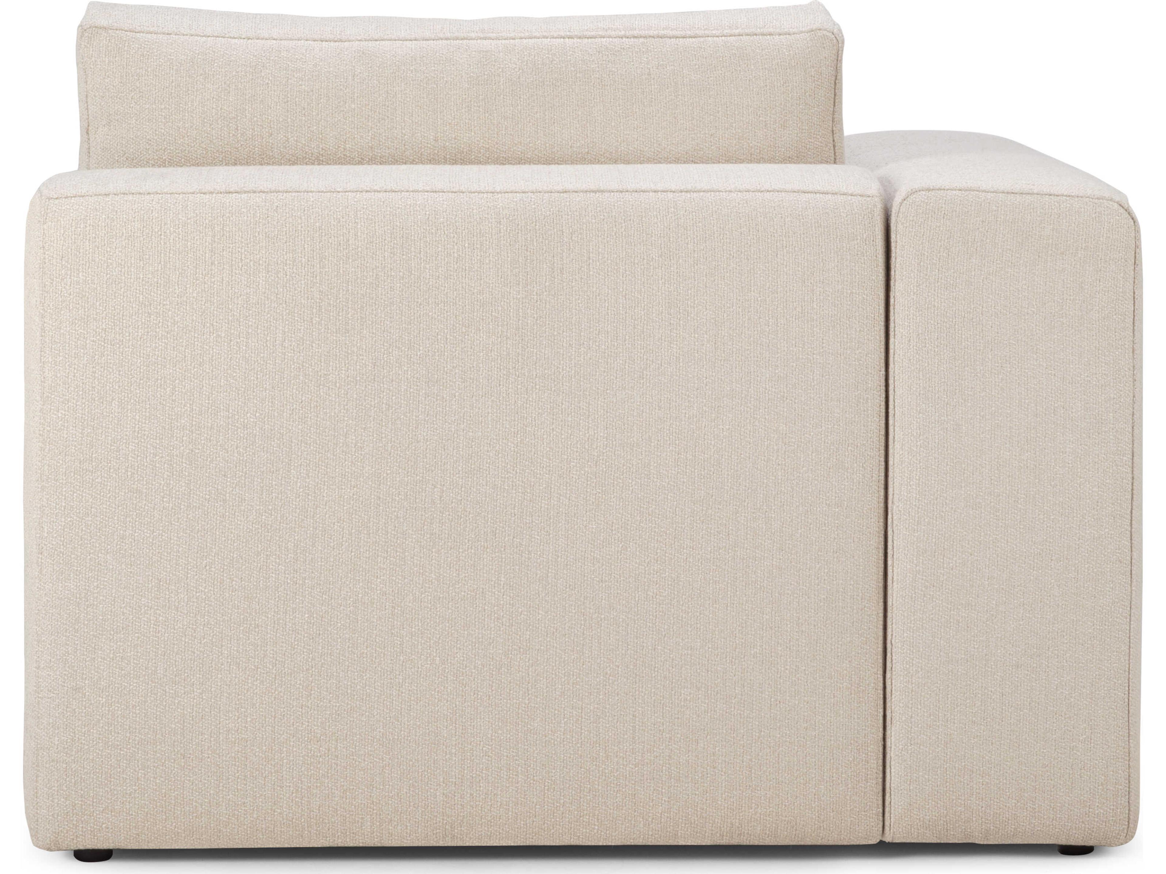 Ethnicraft Mellow End Seater With R Arm Modular Sofa