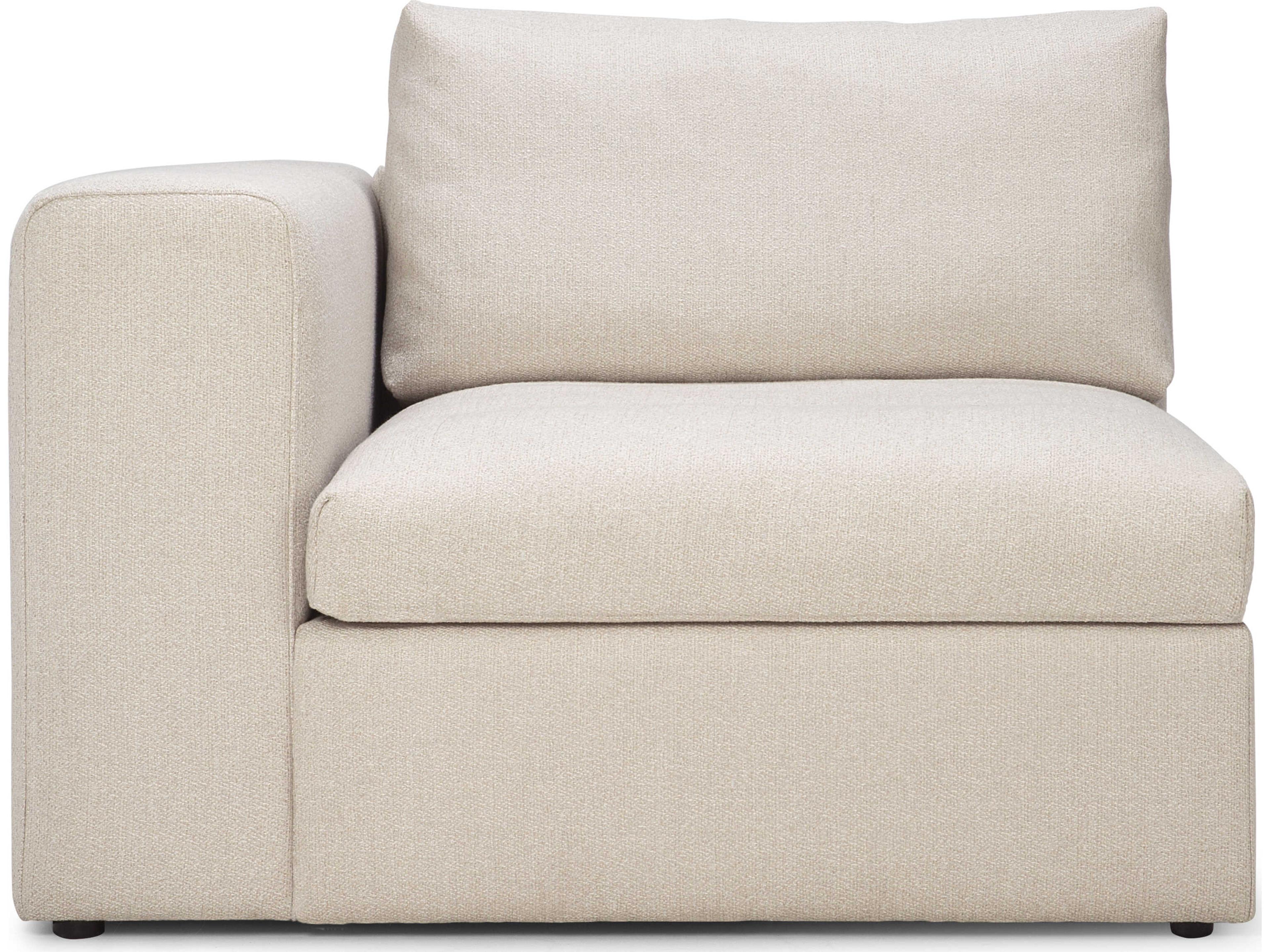 Ethnicraft Mellow End Seater With R Arm Modular Sofa