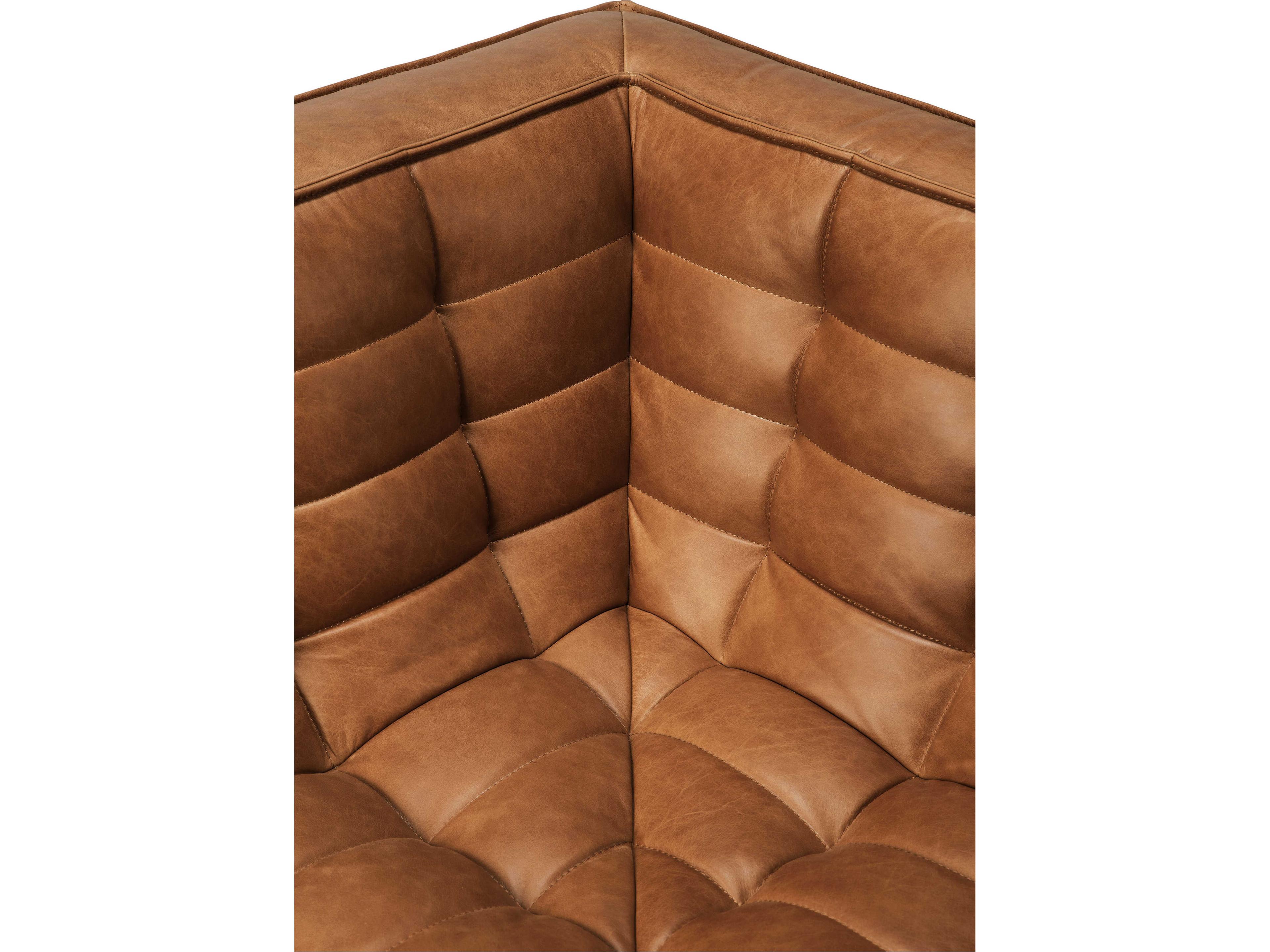 Ethnicraft N701 Old Saddle Leather Modular Sofa