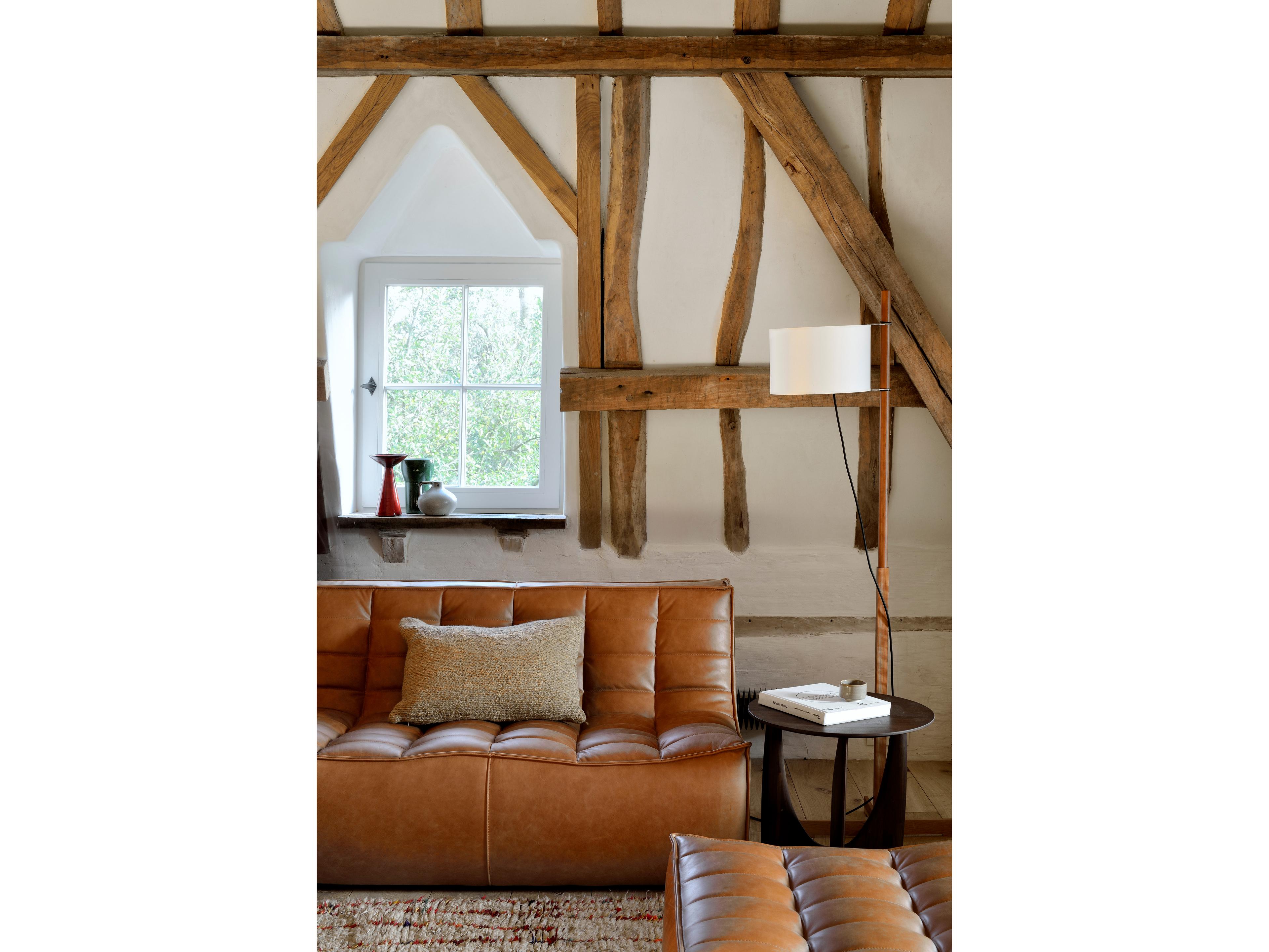 Ethnicraft N701 Old Saddle Leather Modular Sofa