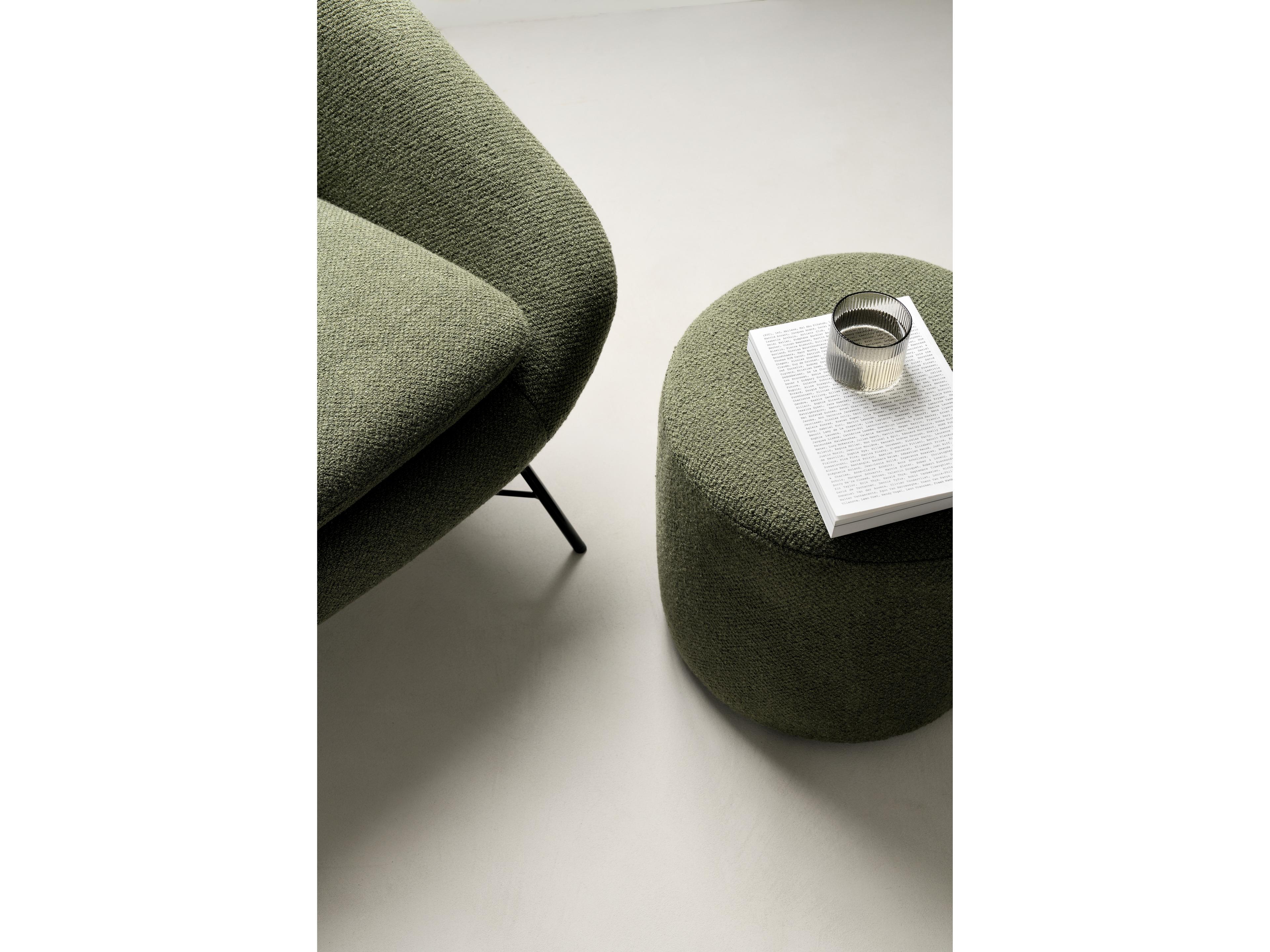 Ethnicraft Barrow Pine Green Lounge Chair