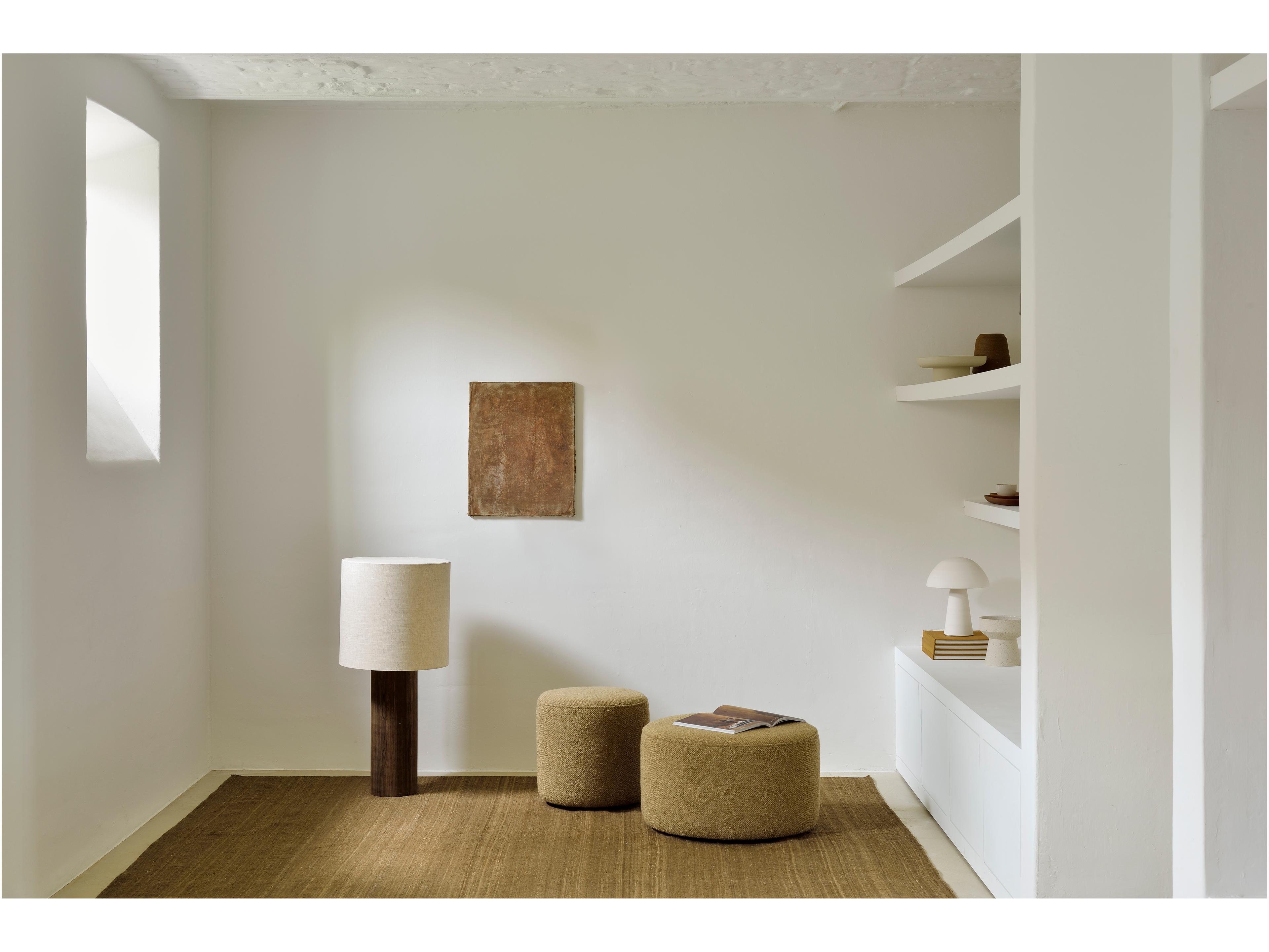 Ethnicraft Barrow Ginger Pouf