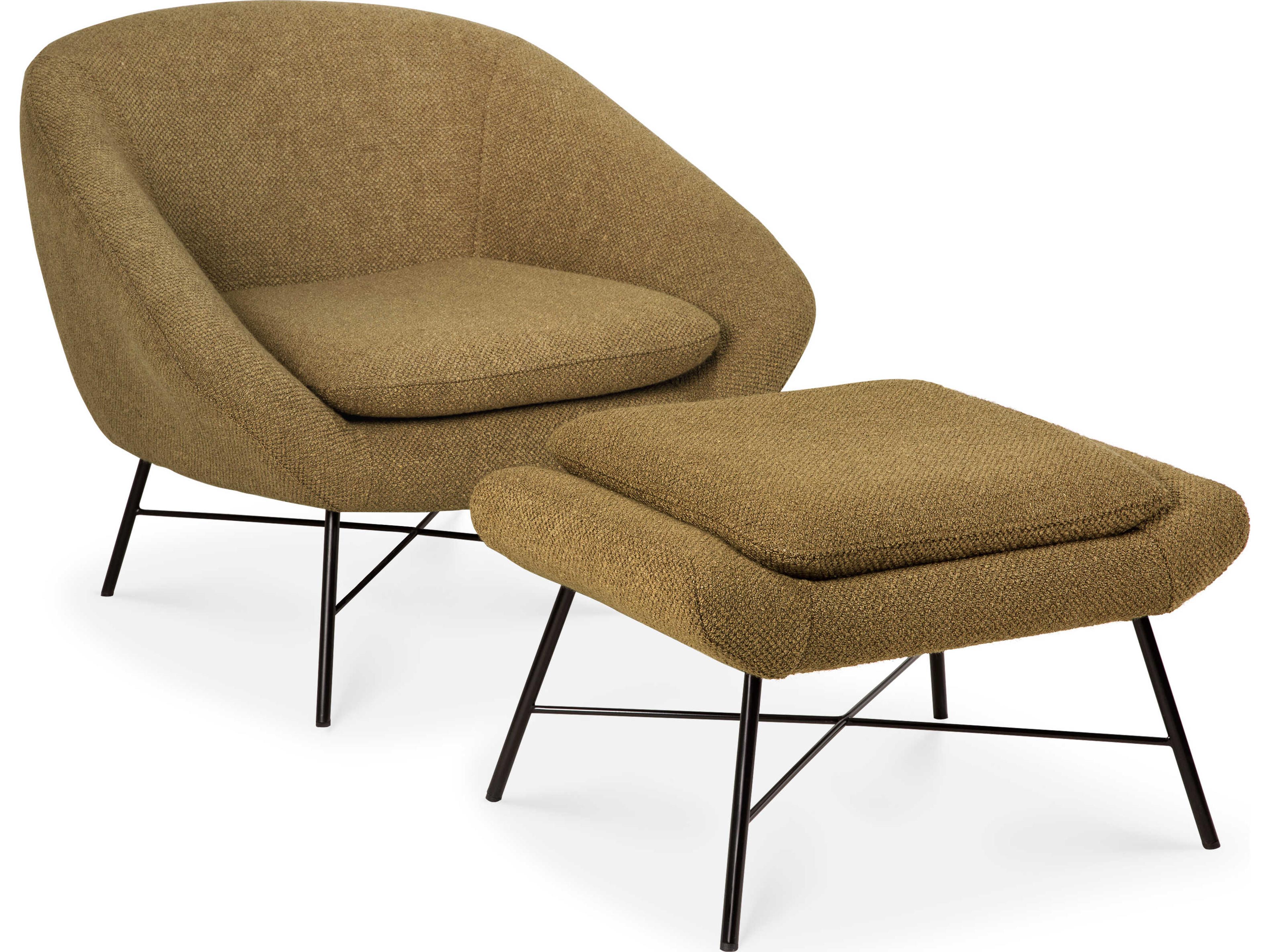 Ethnicraft Barrow Ginger Footstool