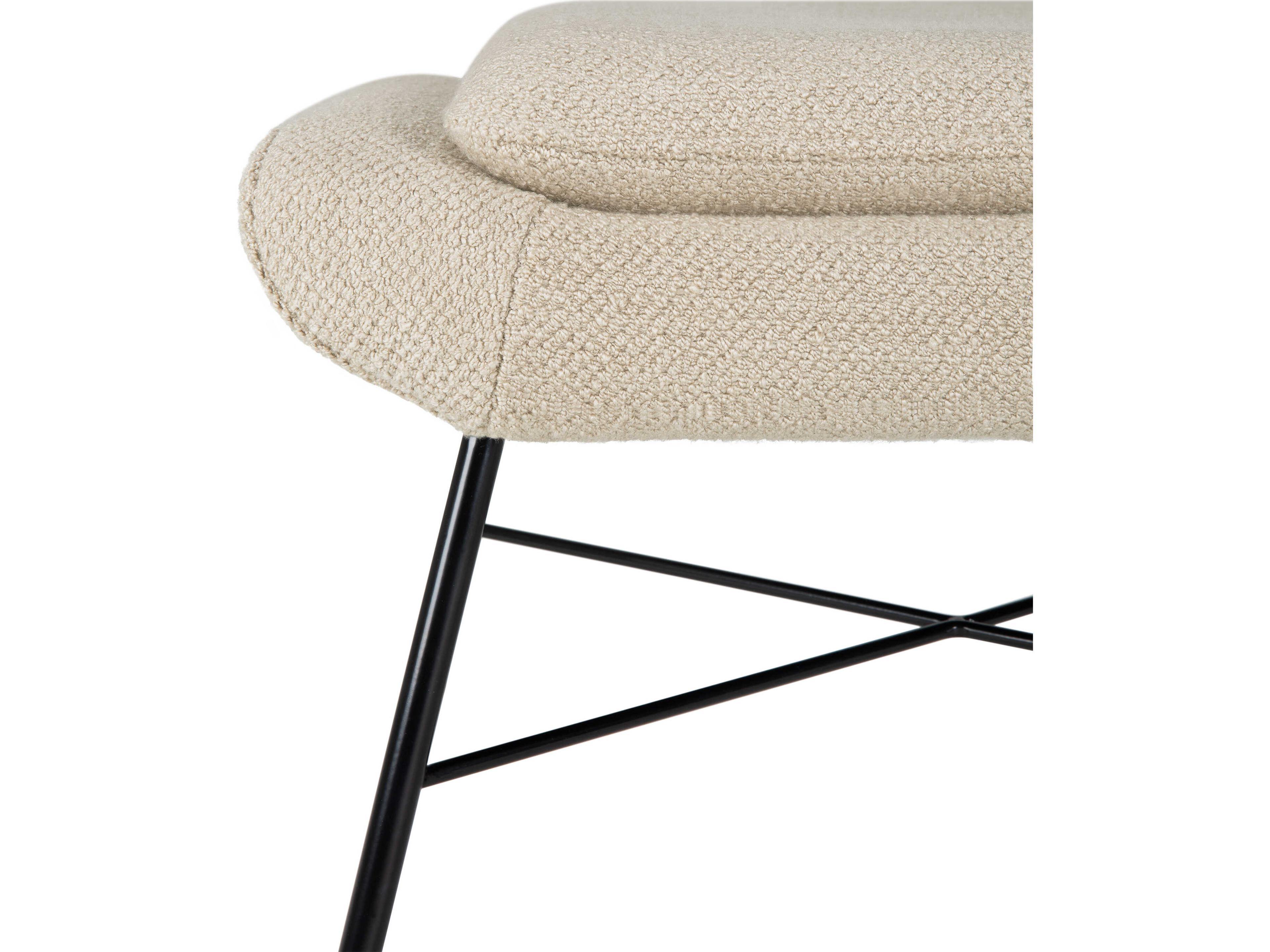 Ethnicraft Barrow Off White Footstool