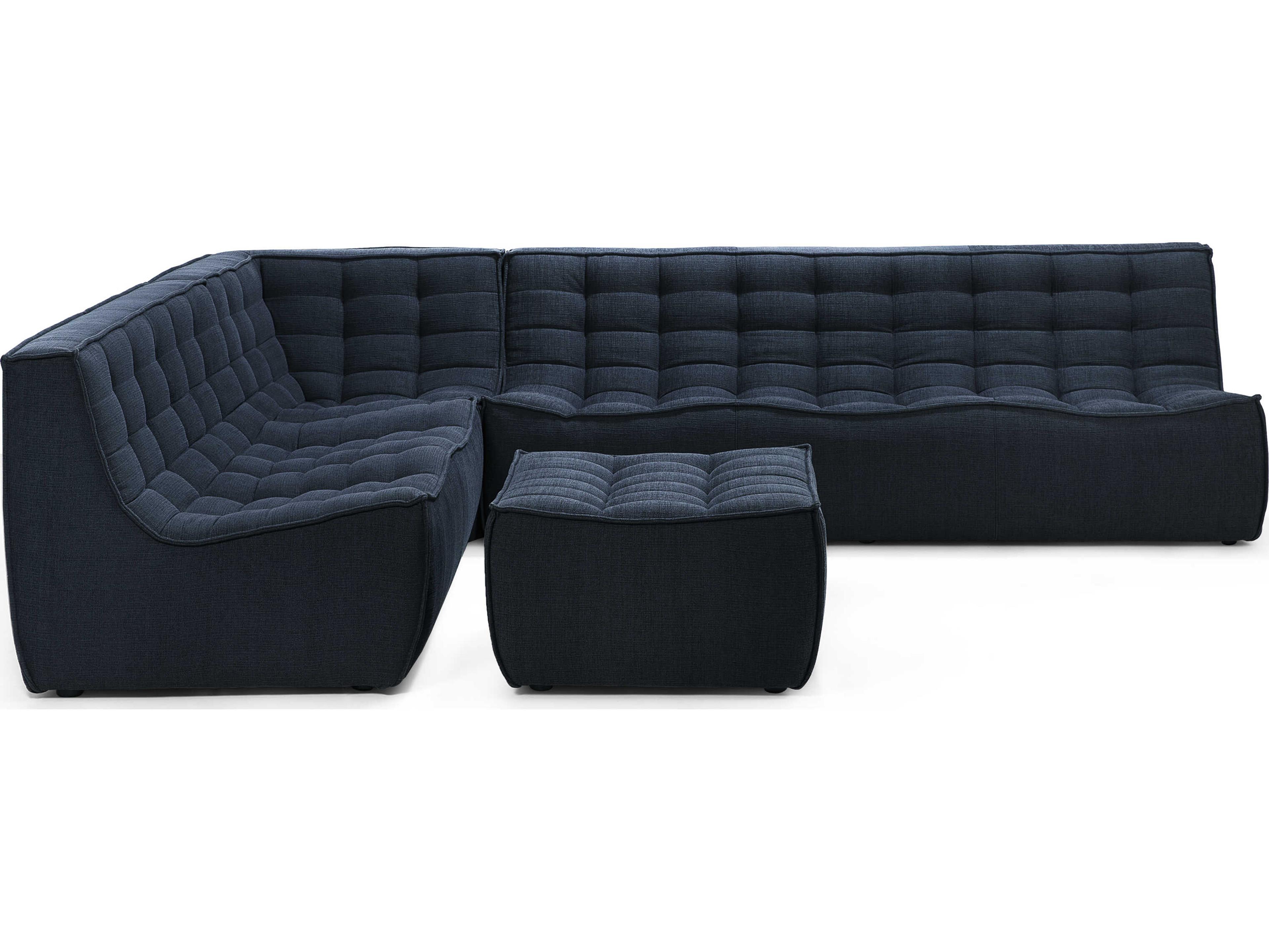 Ethnicraft N701 Graphite Eco Modular Sofa