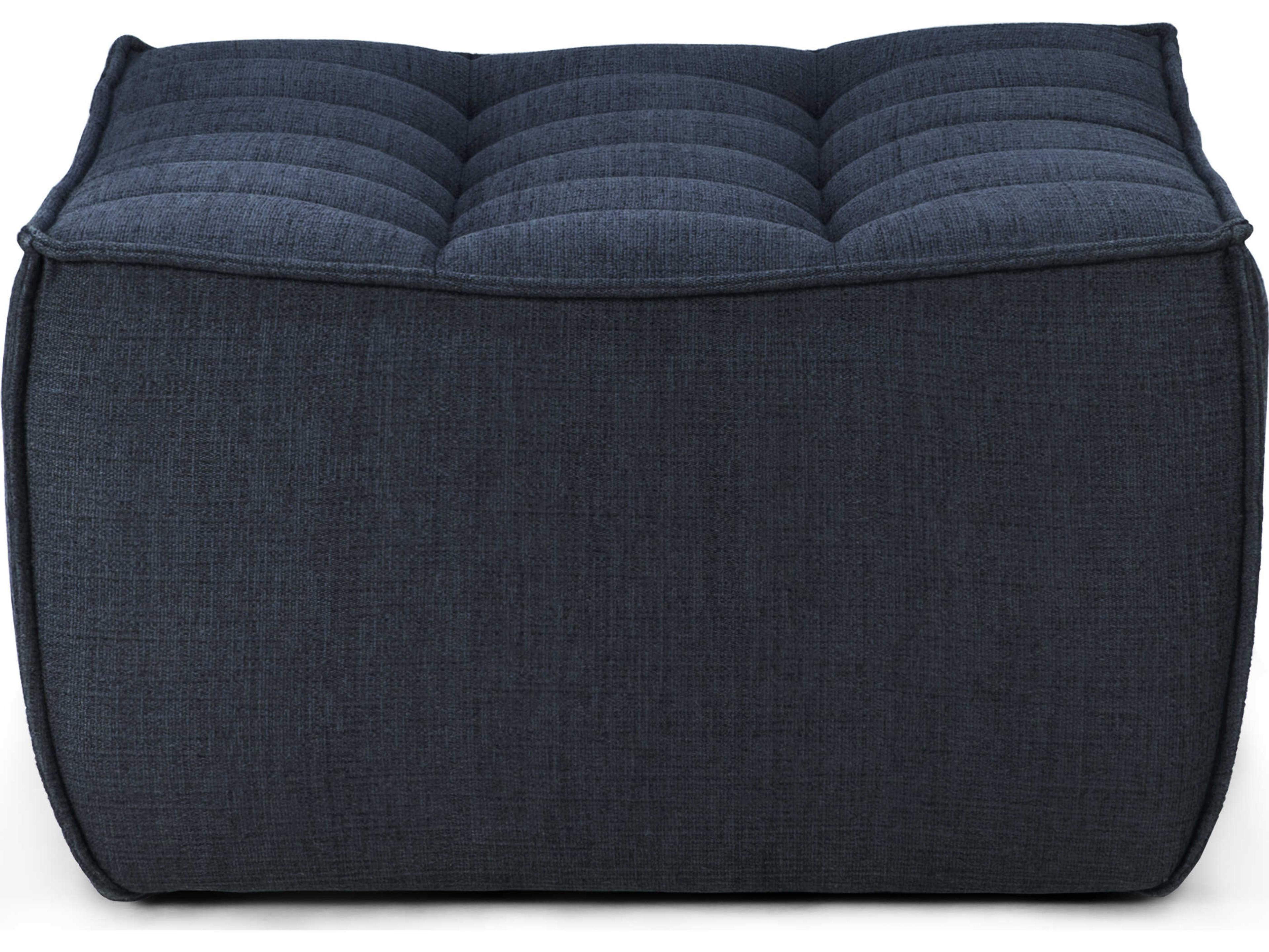 Ethnicraft N701 Graphite Eco Footstool