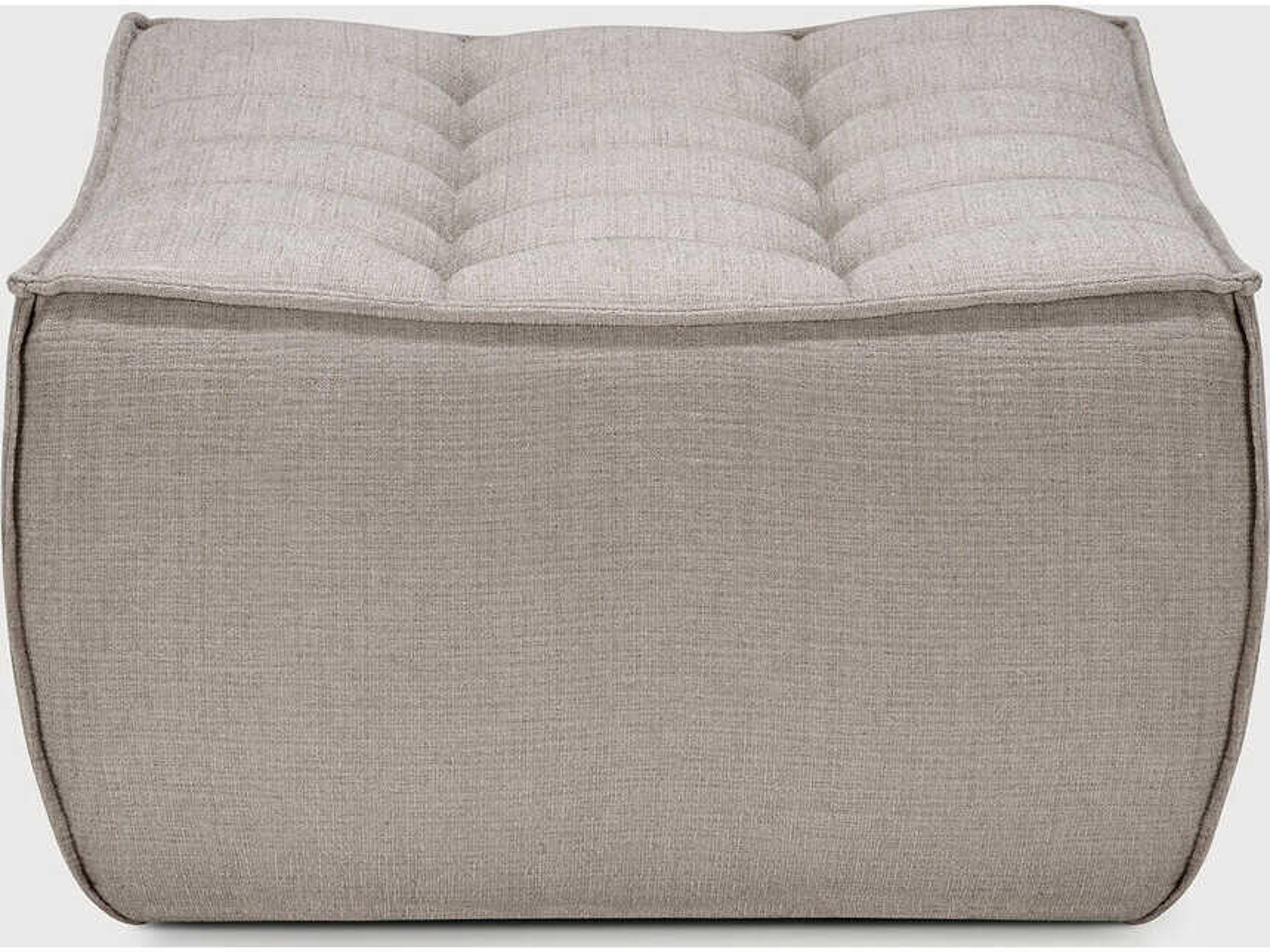 Ethnicraft N701 Ecru Eco Footstool