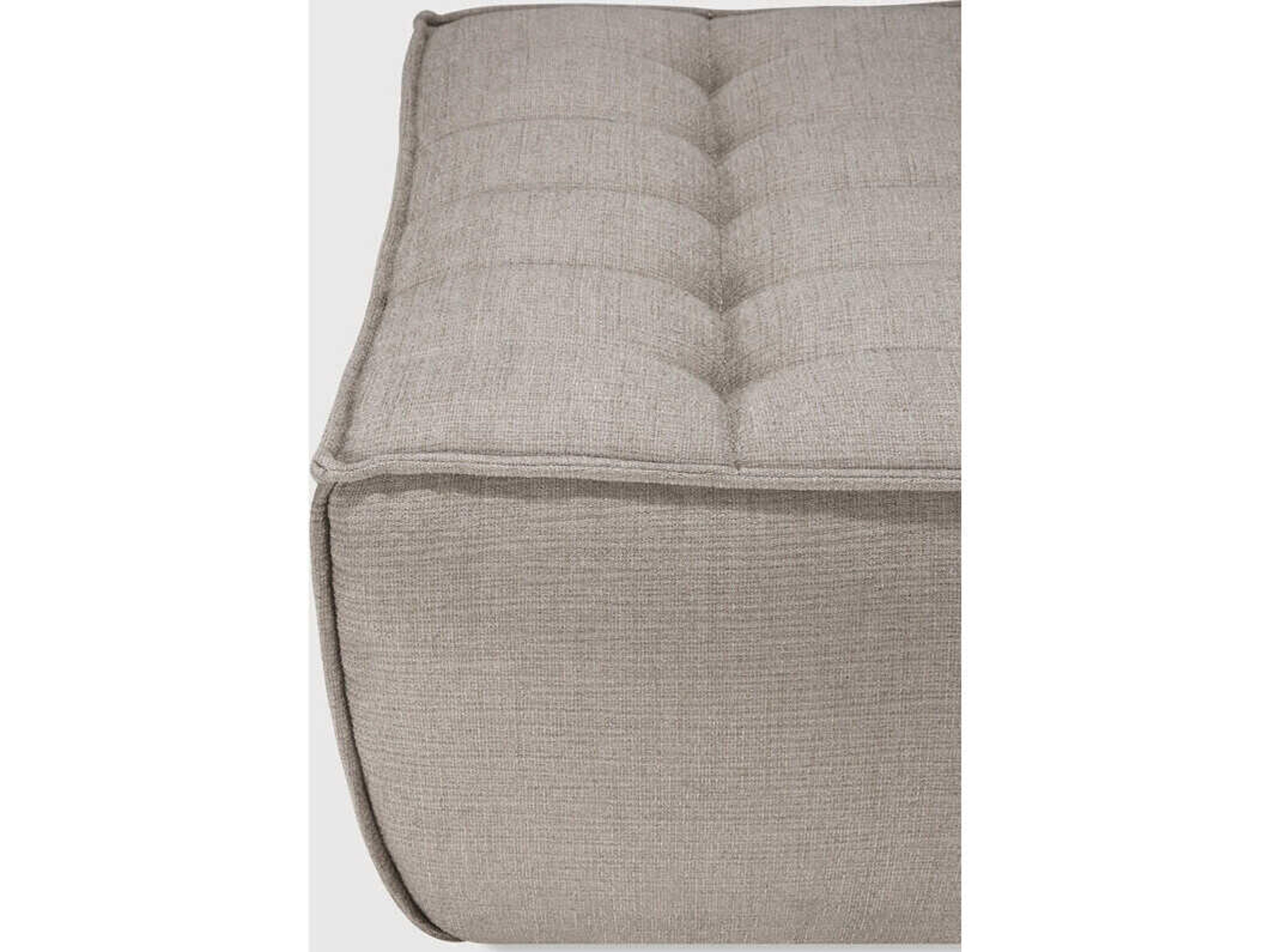 Ethnicraft N701 Ecru Eco Footstool