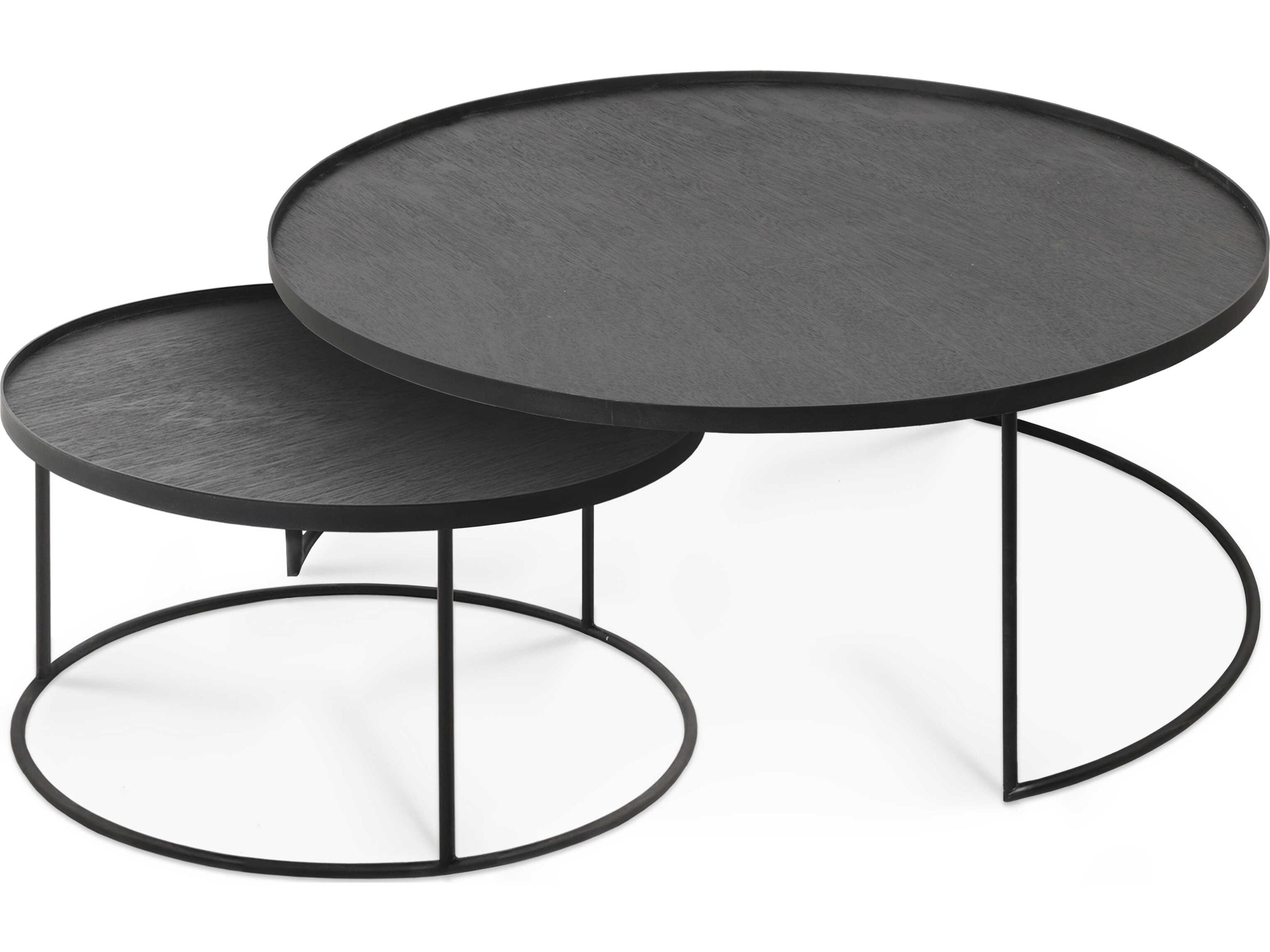 Ethnicraft Tray Large/Extra Large Coffee Table Set