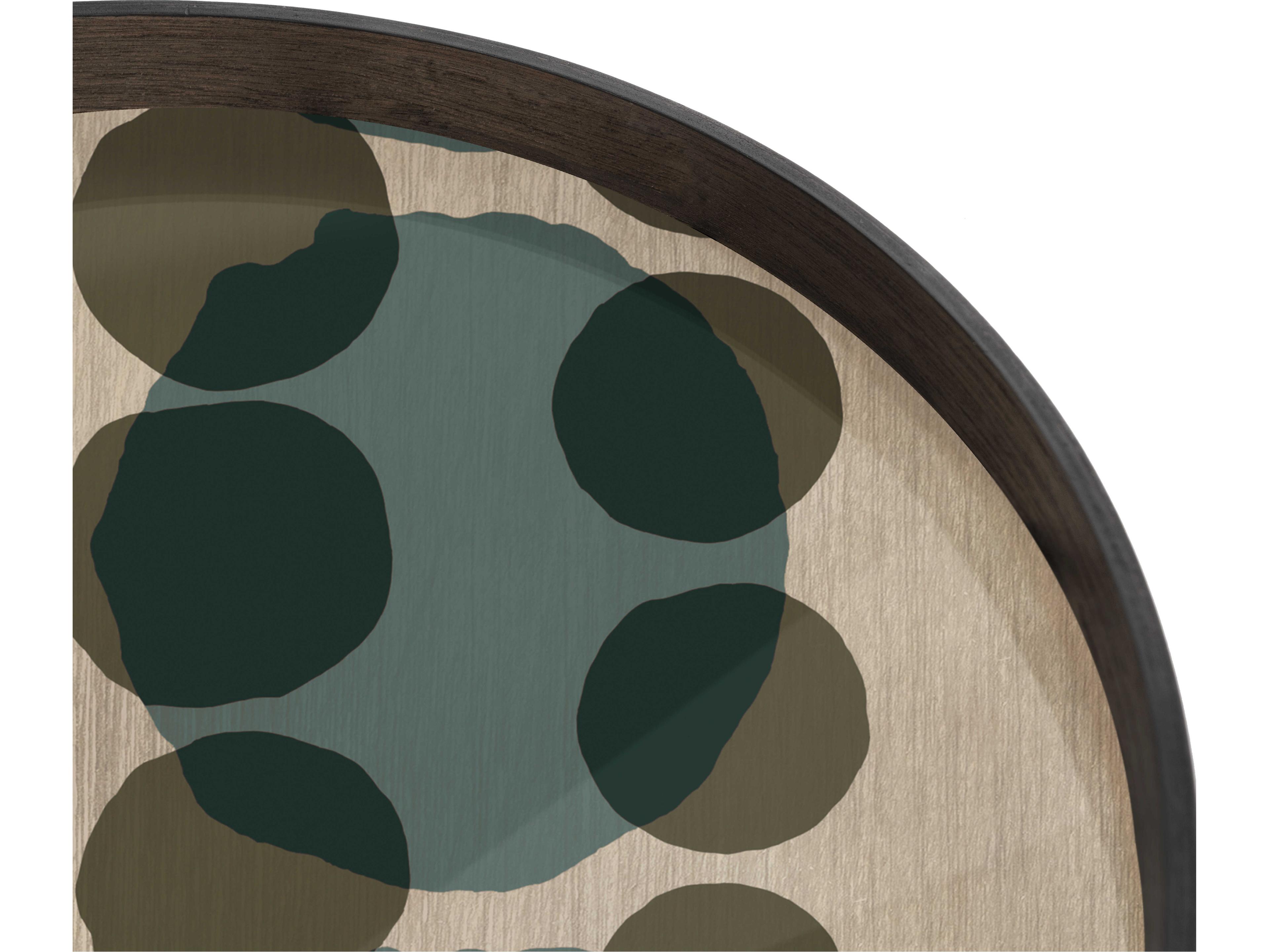 Ethnicraft Layered Dots Large Glass Tray