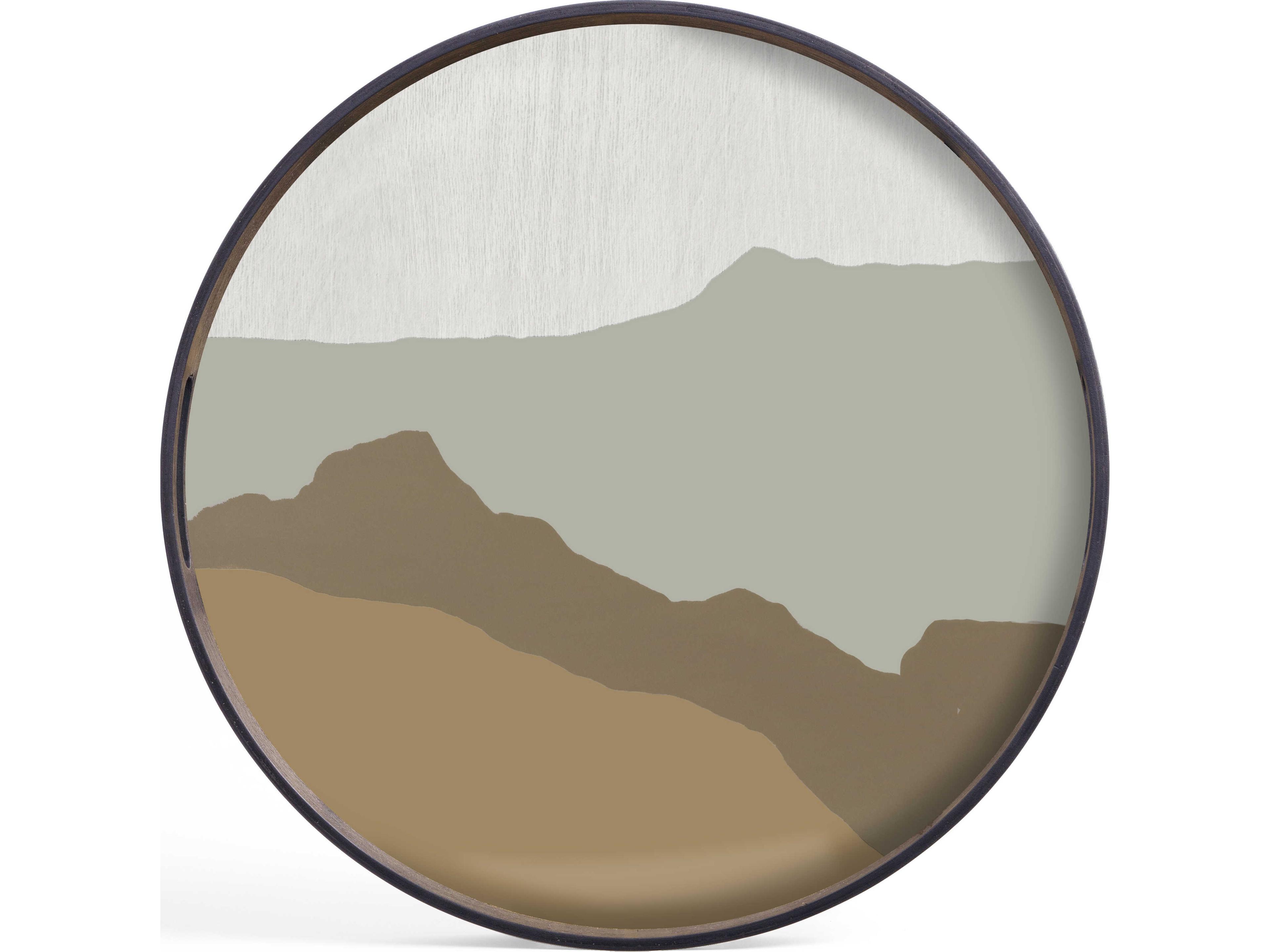 Wabi Sabi Round Glass Tray