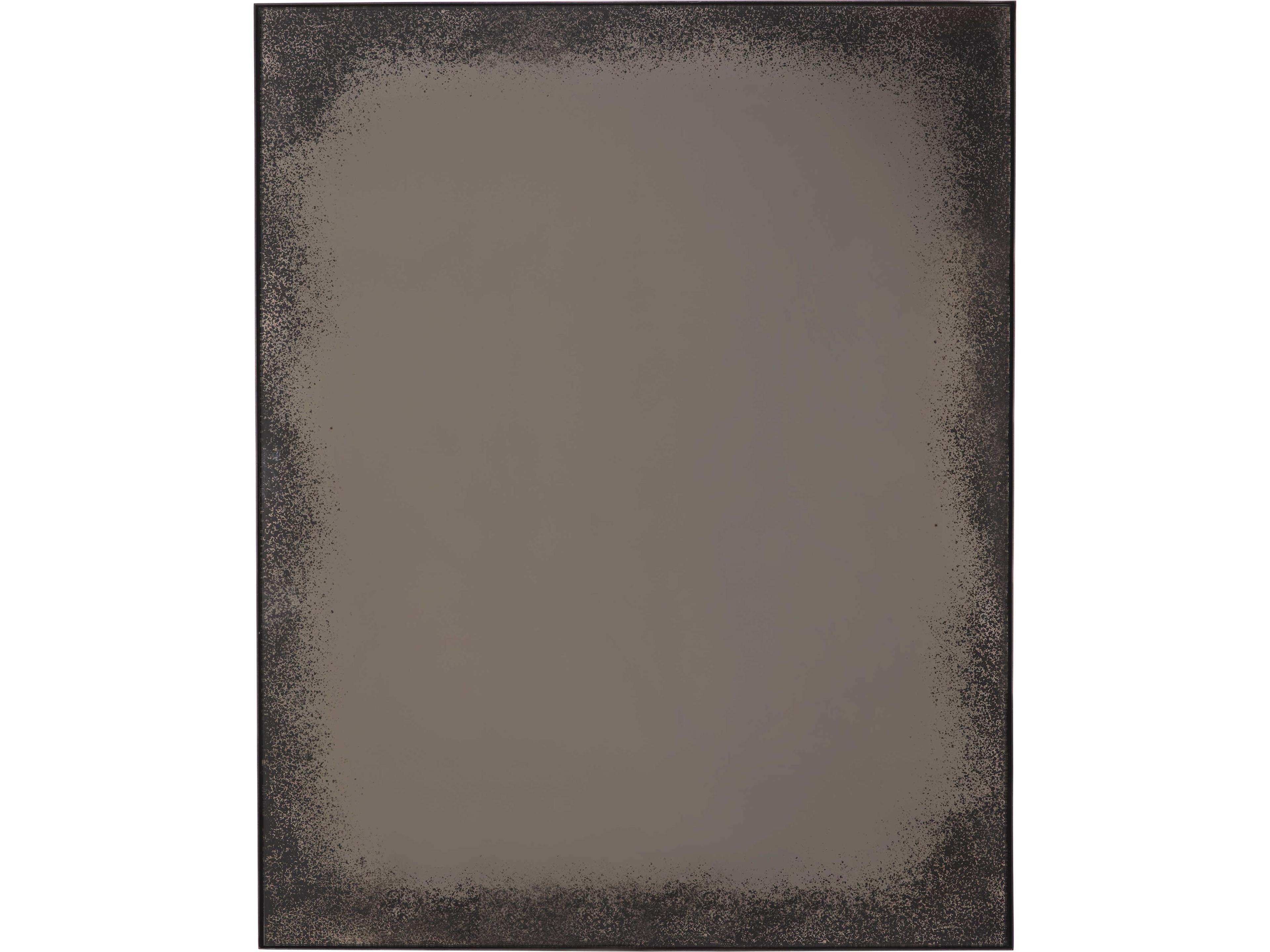 Gate Wall Mirror Medium Aged Metal Frame