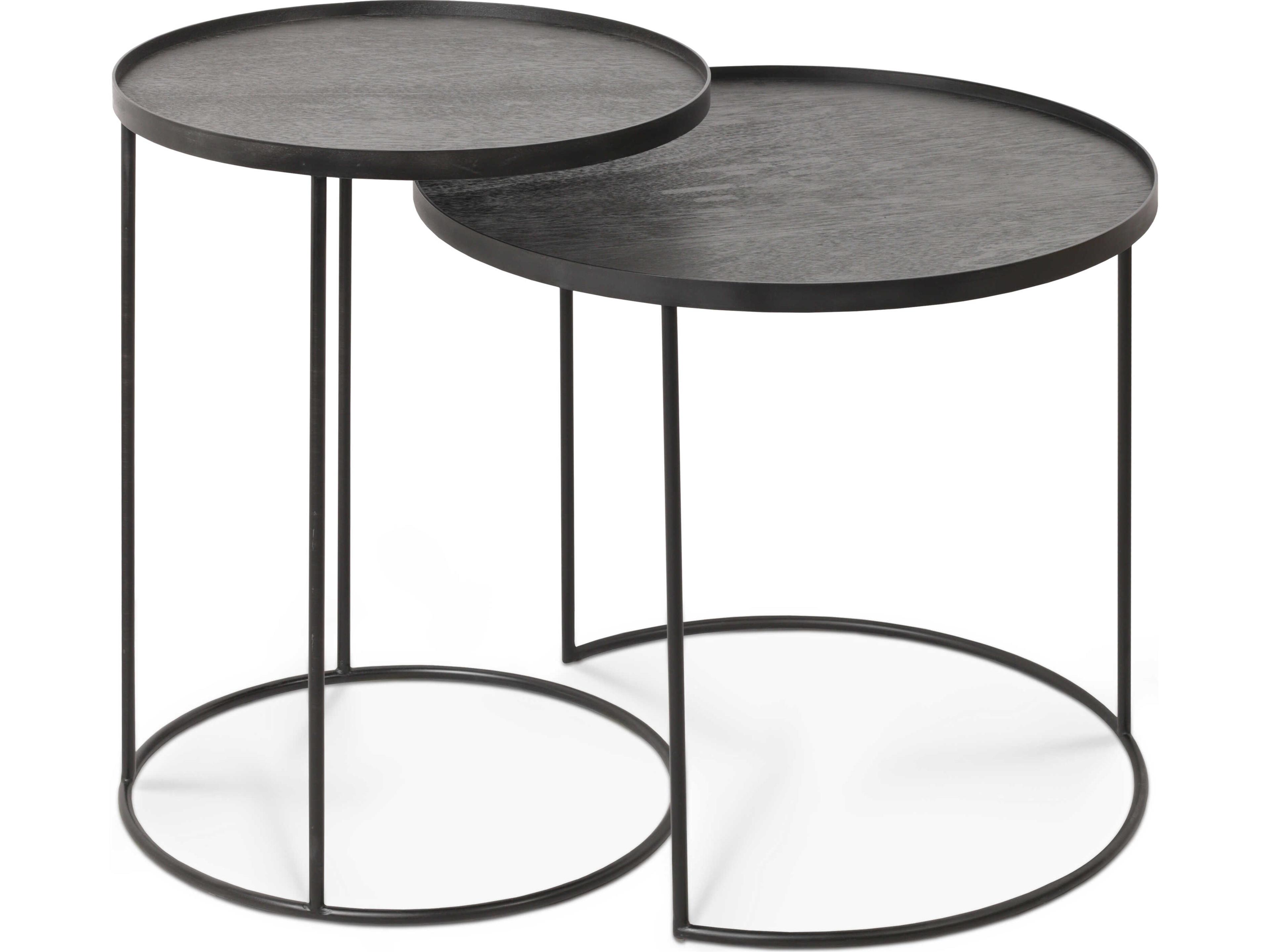 Ethnicraft Tray Side Table Set