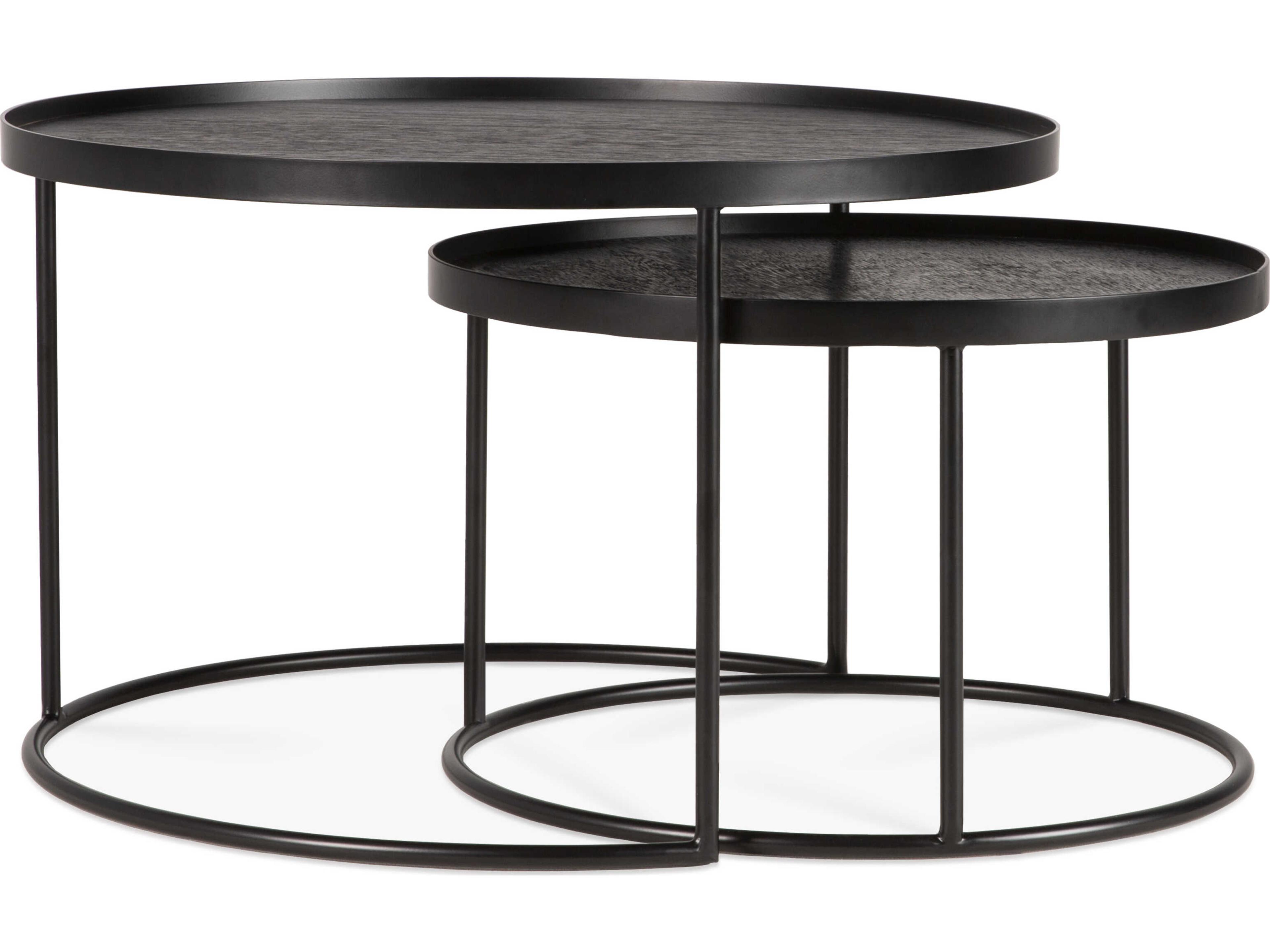 Ethnicraft Tray Small/Large Coffee Table Set