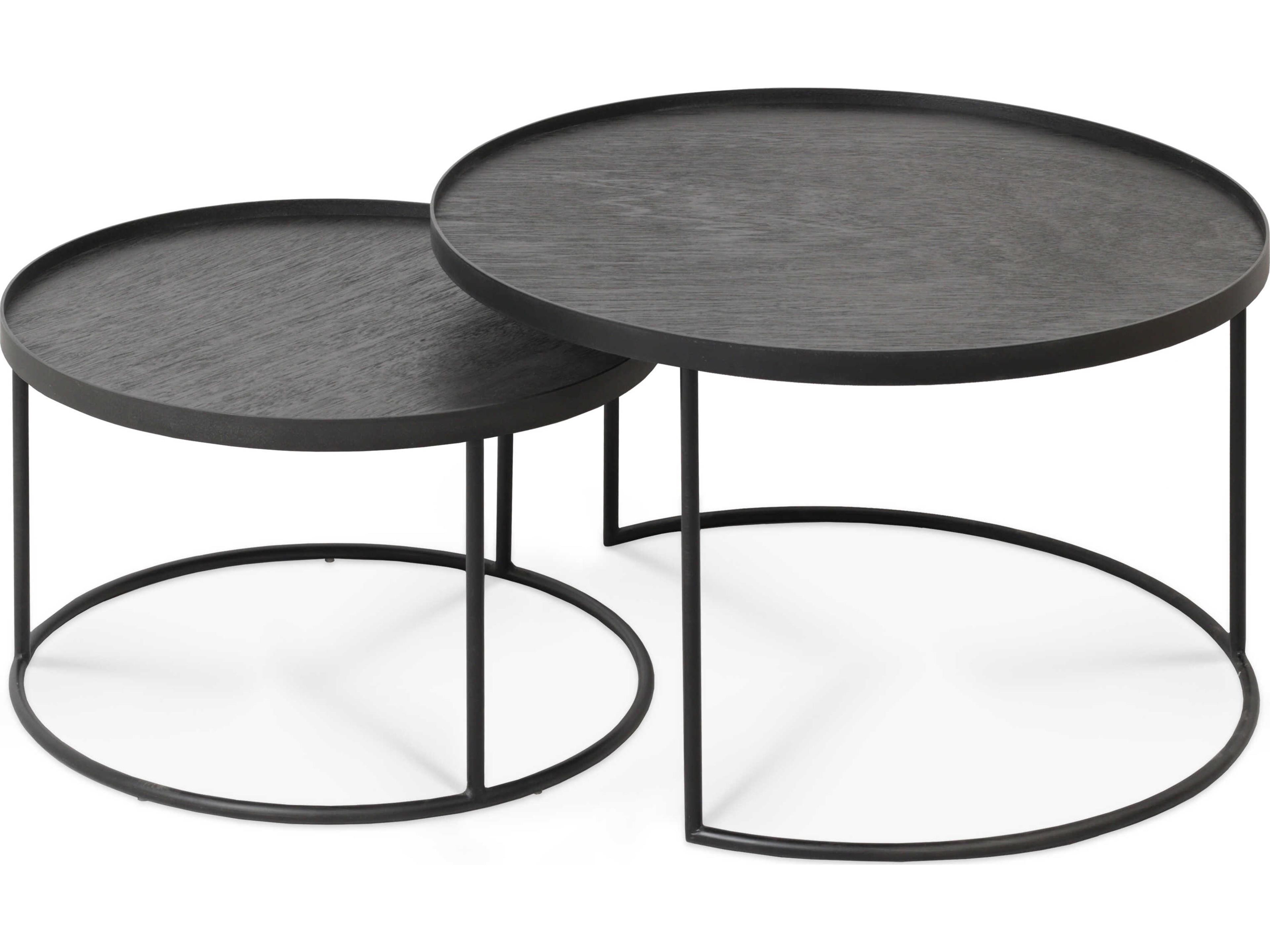 Ethnicraft Tray Small/Large Coffee Table Set