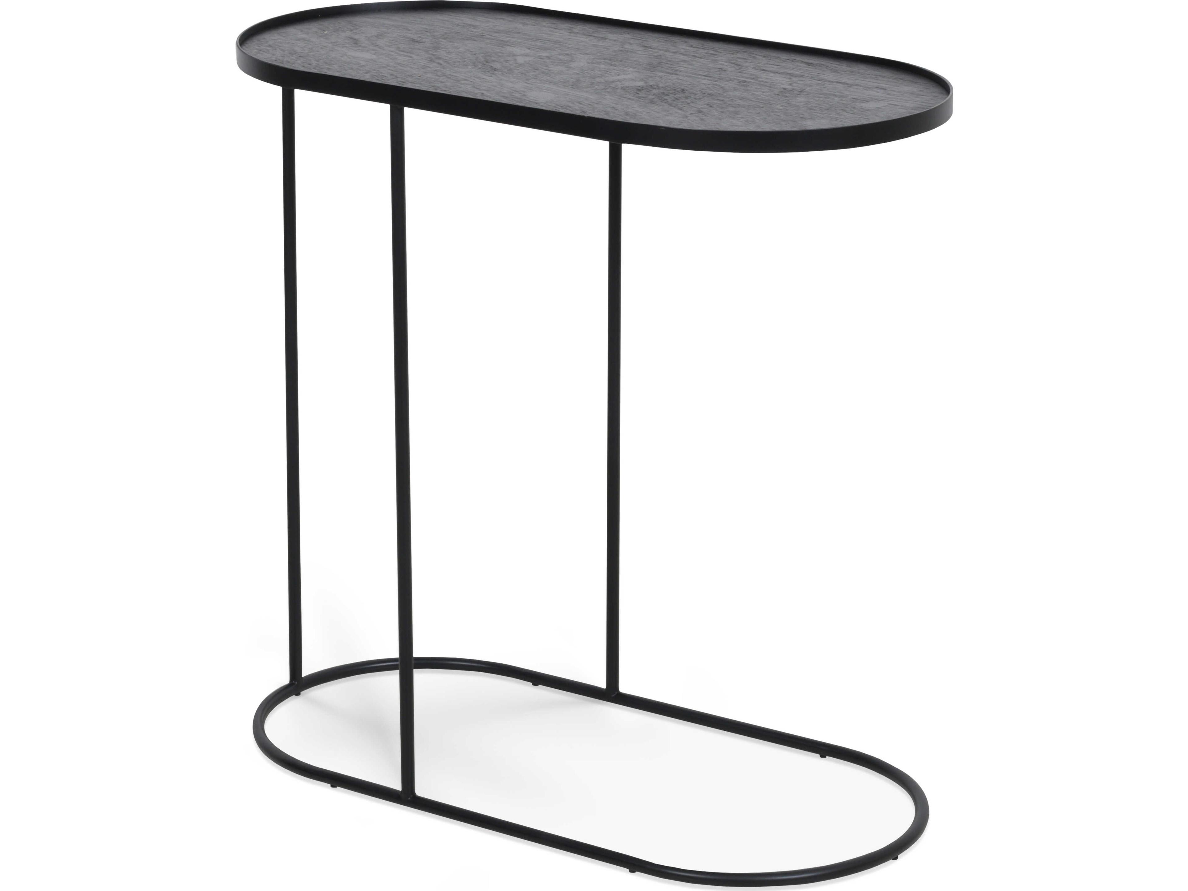 Tray Medium Side Table Oblong Black