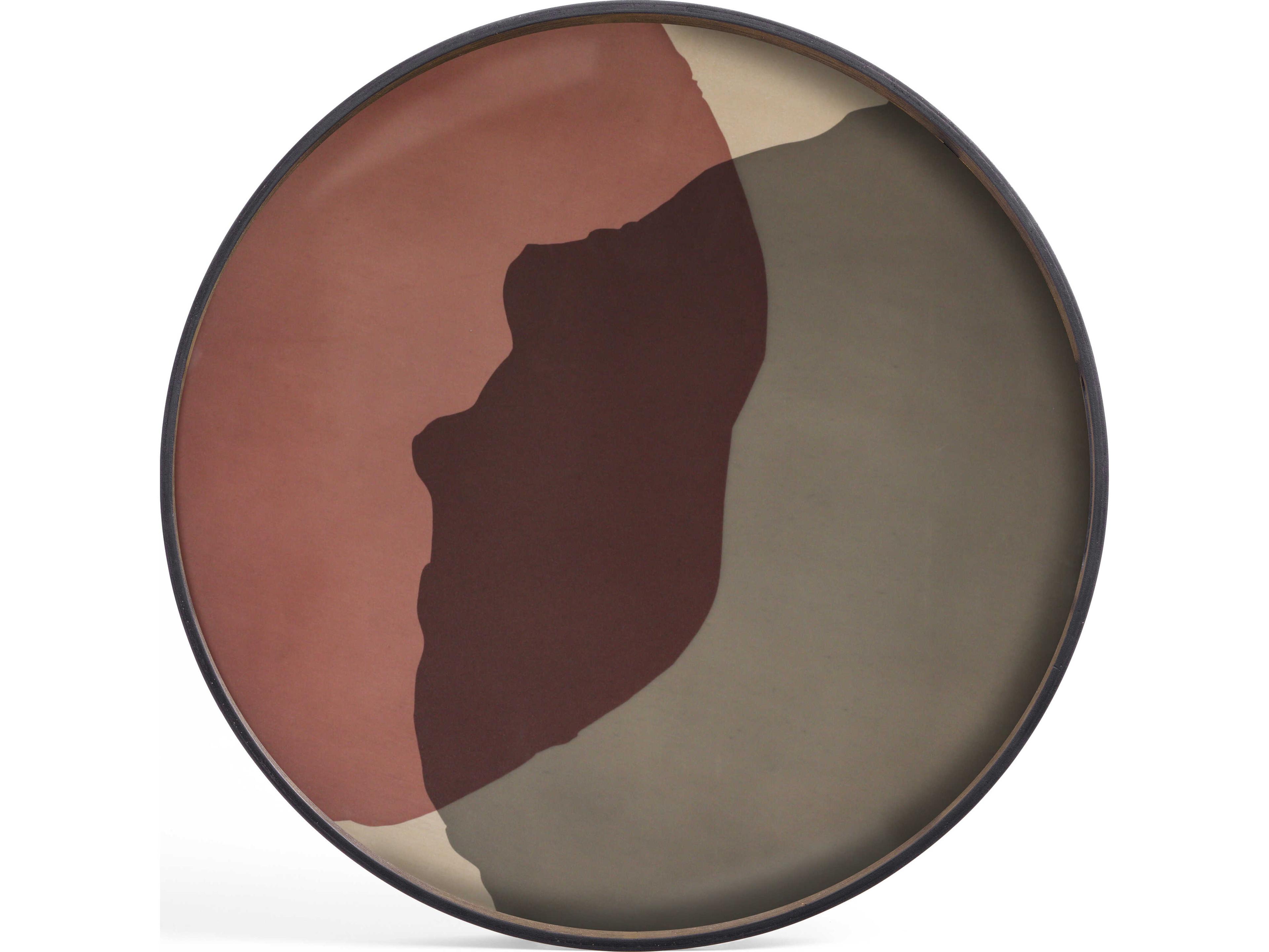 Pinot Combined Dots Glass Tray Classic Round